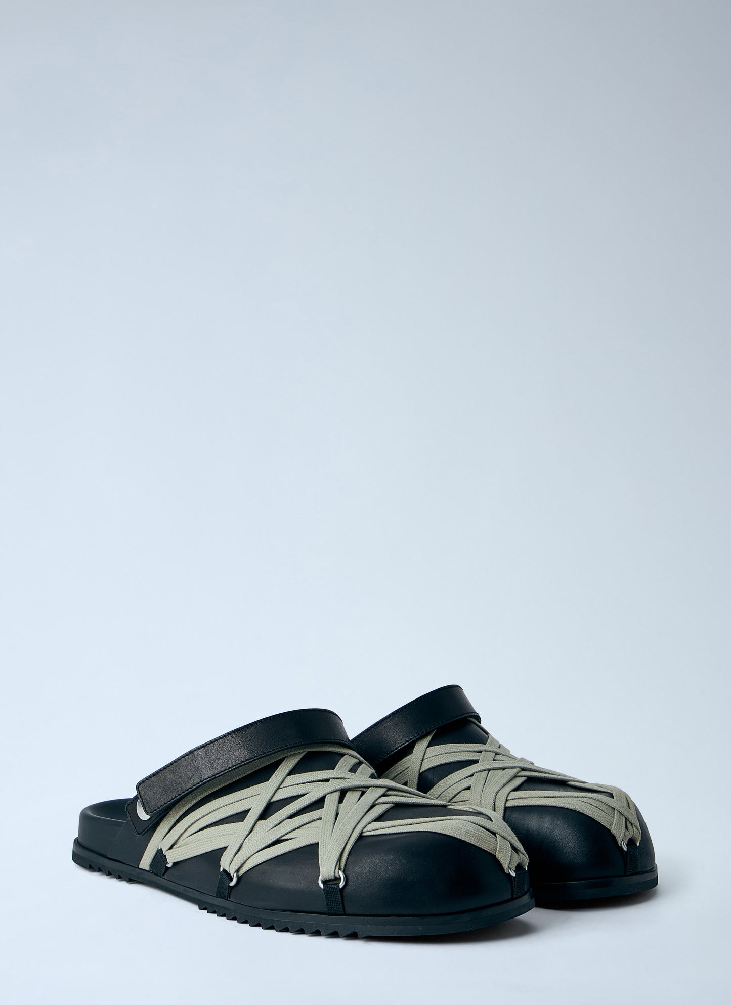 Rick Owens Men Megalace Mule Granola Flats RICK OWENS
