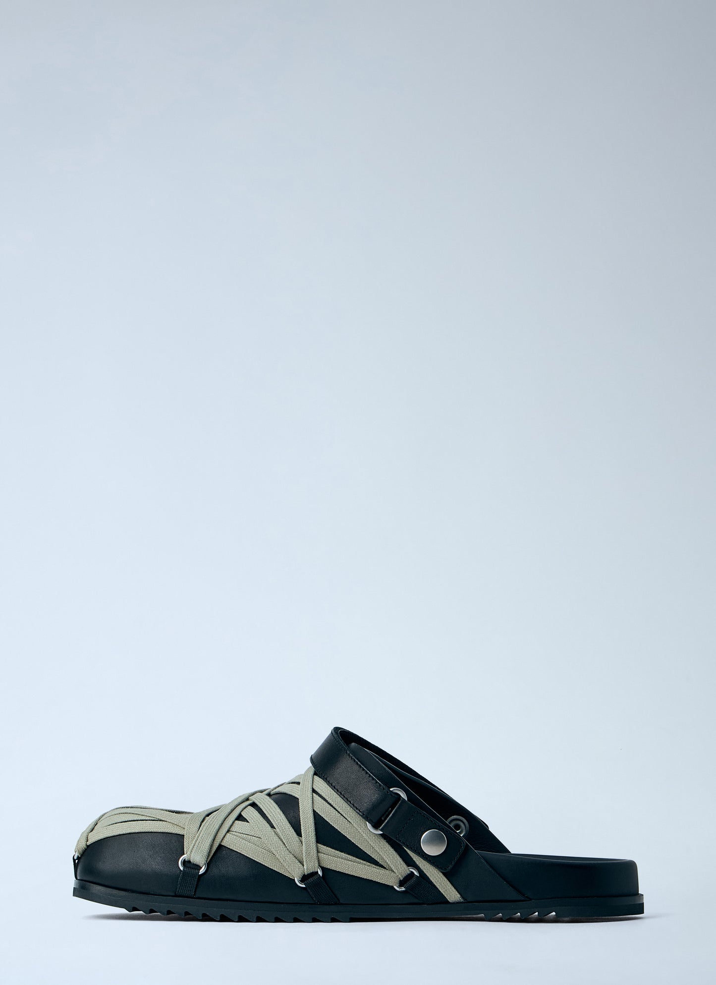 Rick Owens Men Megalace Mule Granola Flats RICK OWENS
