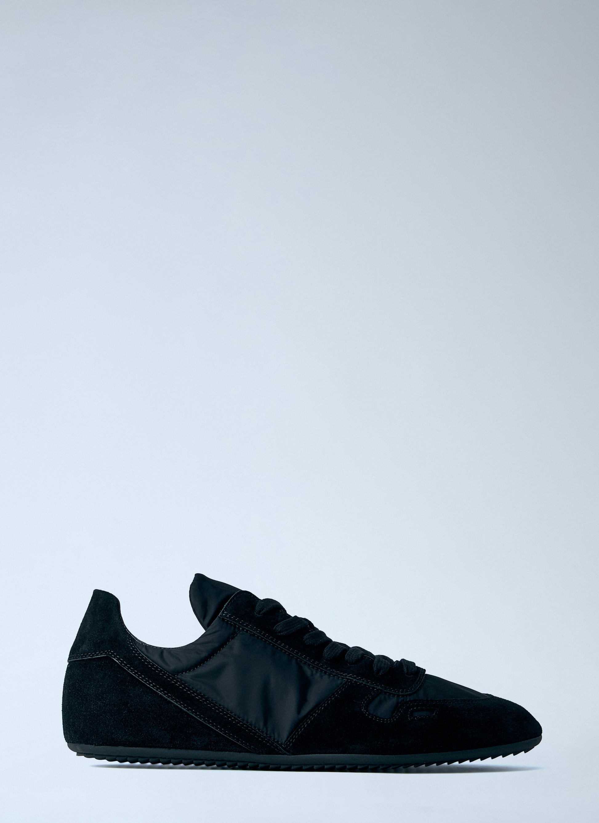Rick Owens Men Minimal Suede-Trimmed Sneakers RICK OWENS