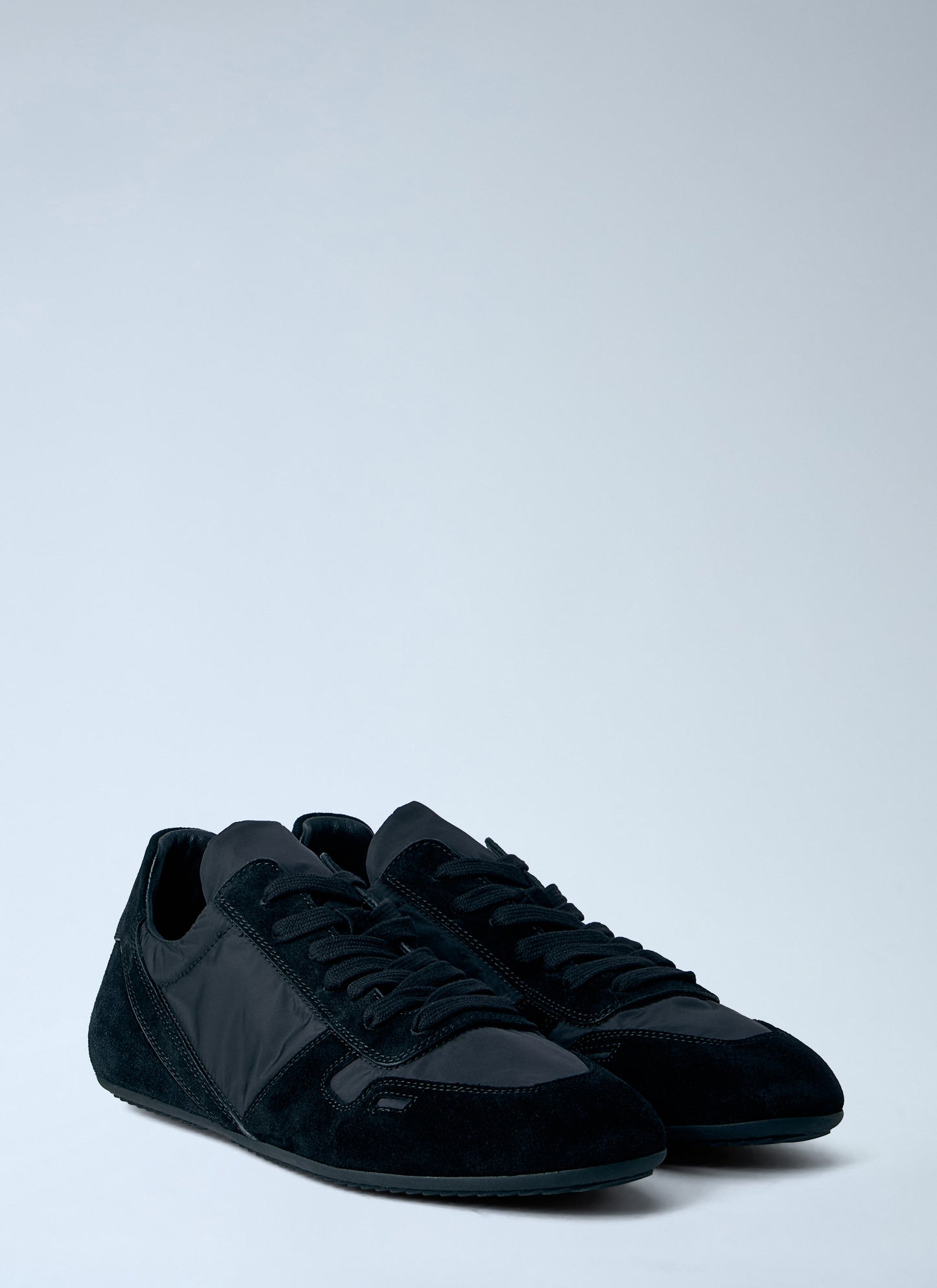 Rick Owens Men Minimal Suede-Trimmed Sneakers RICK OWENS