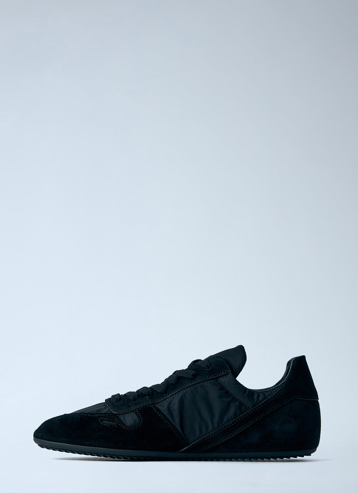 Rick Owens Men Minimal Suede-Trimmed Sneakers RICK OWENS