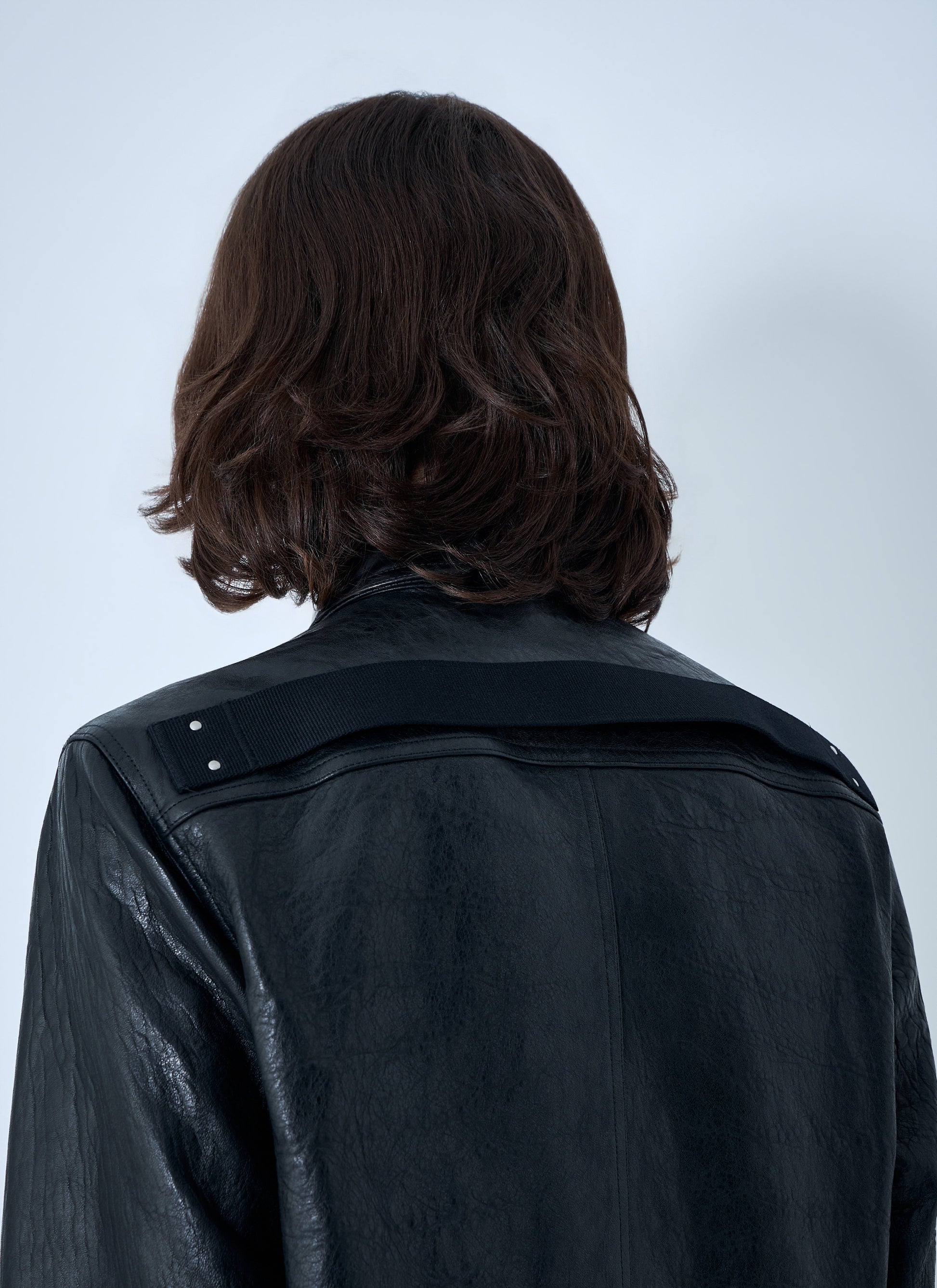Rick Owens Men Studded Leather Jacket RICK OWENS