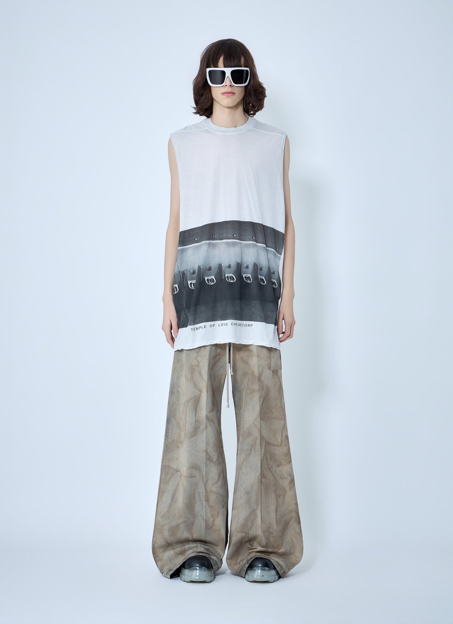 Rick Owens Men Sleeveless Graphic Top RICK OWENS