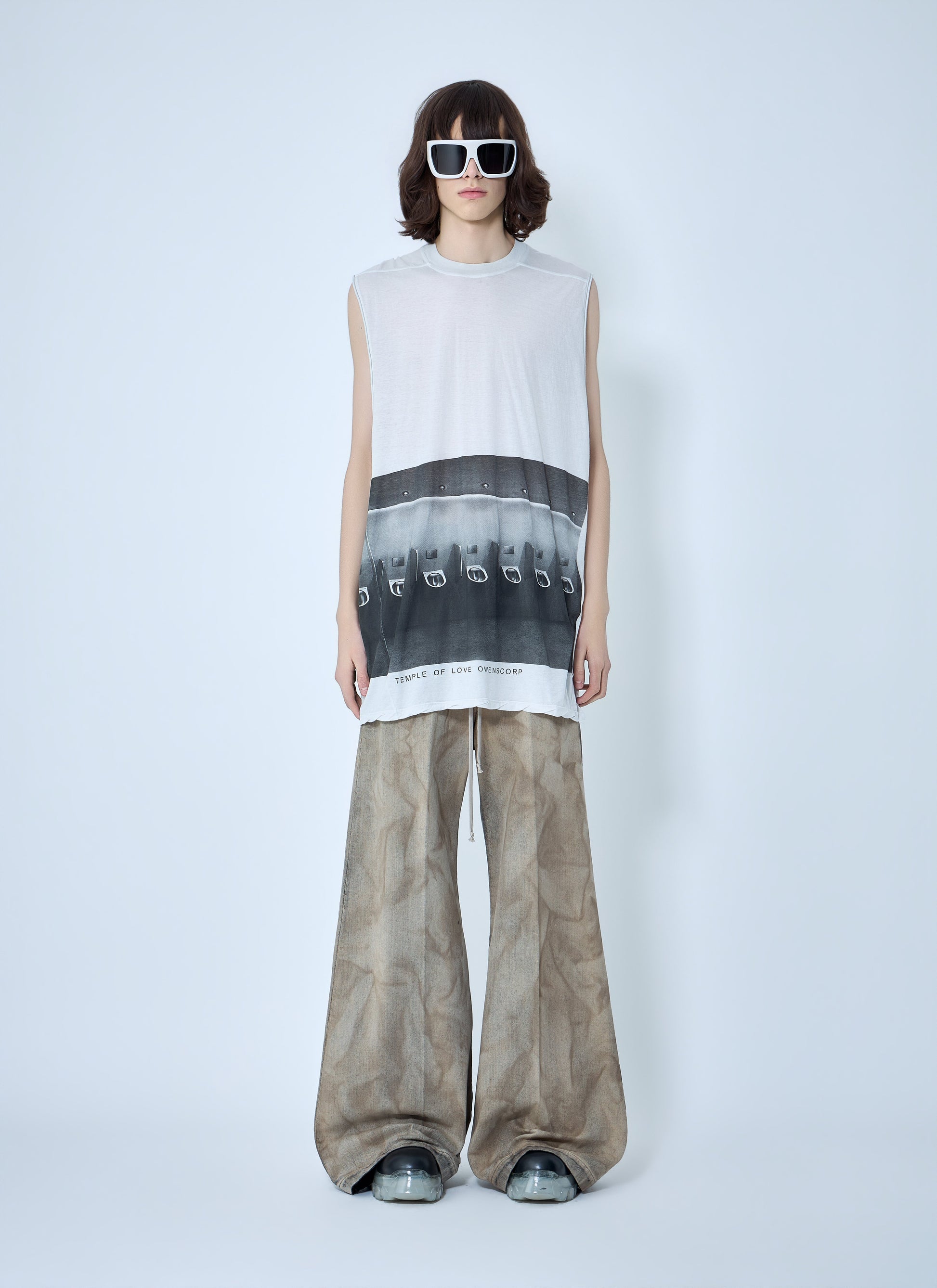 Rick Owens Men Sleeveless Graphic Top RICK OWENS