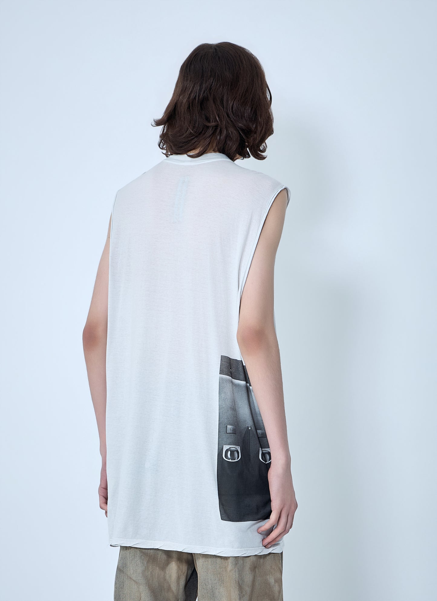 Rick Owens Men Sleeveless Graphic Top RICK OWENS