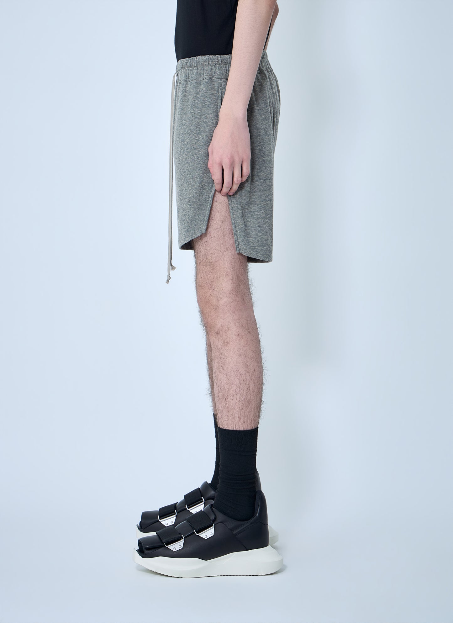 Rick Owens Men Elasticated Waist Jersey Shorts RICK OWENS