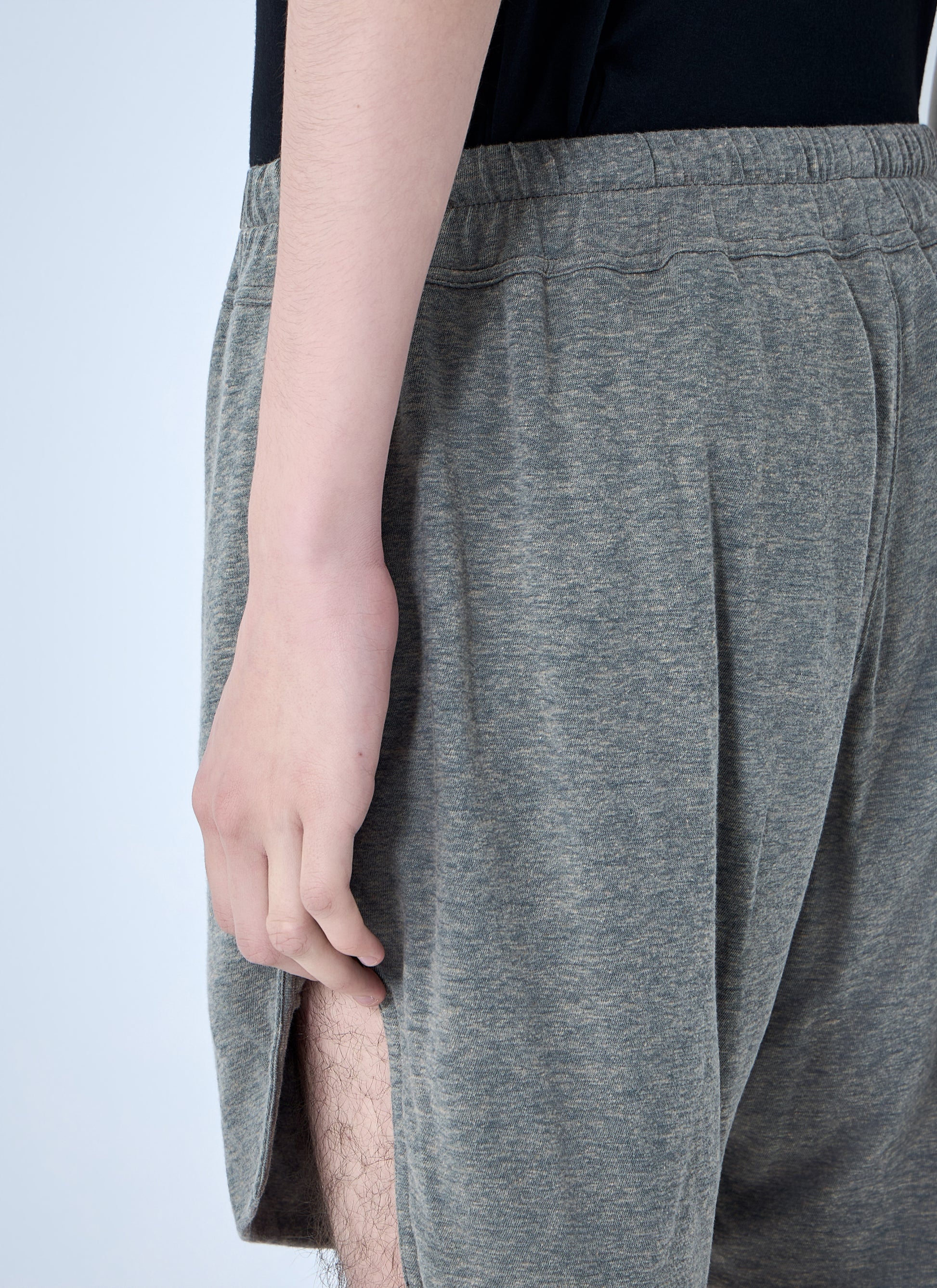 Rick Owens Men Elasticated Waist Jersey Shorts RICK OWENS