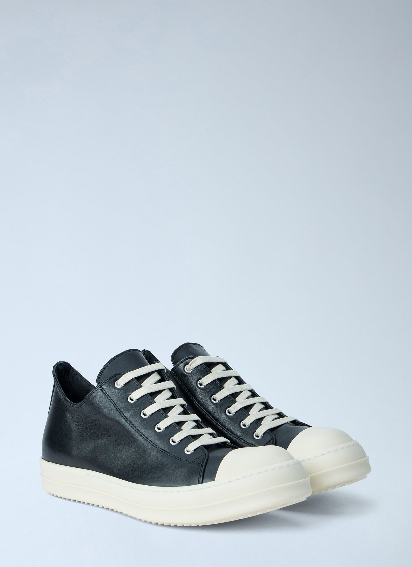 Rick Owens Men Leather Low-Top Sneakers RICK OWENS