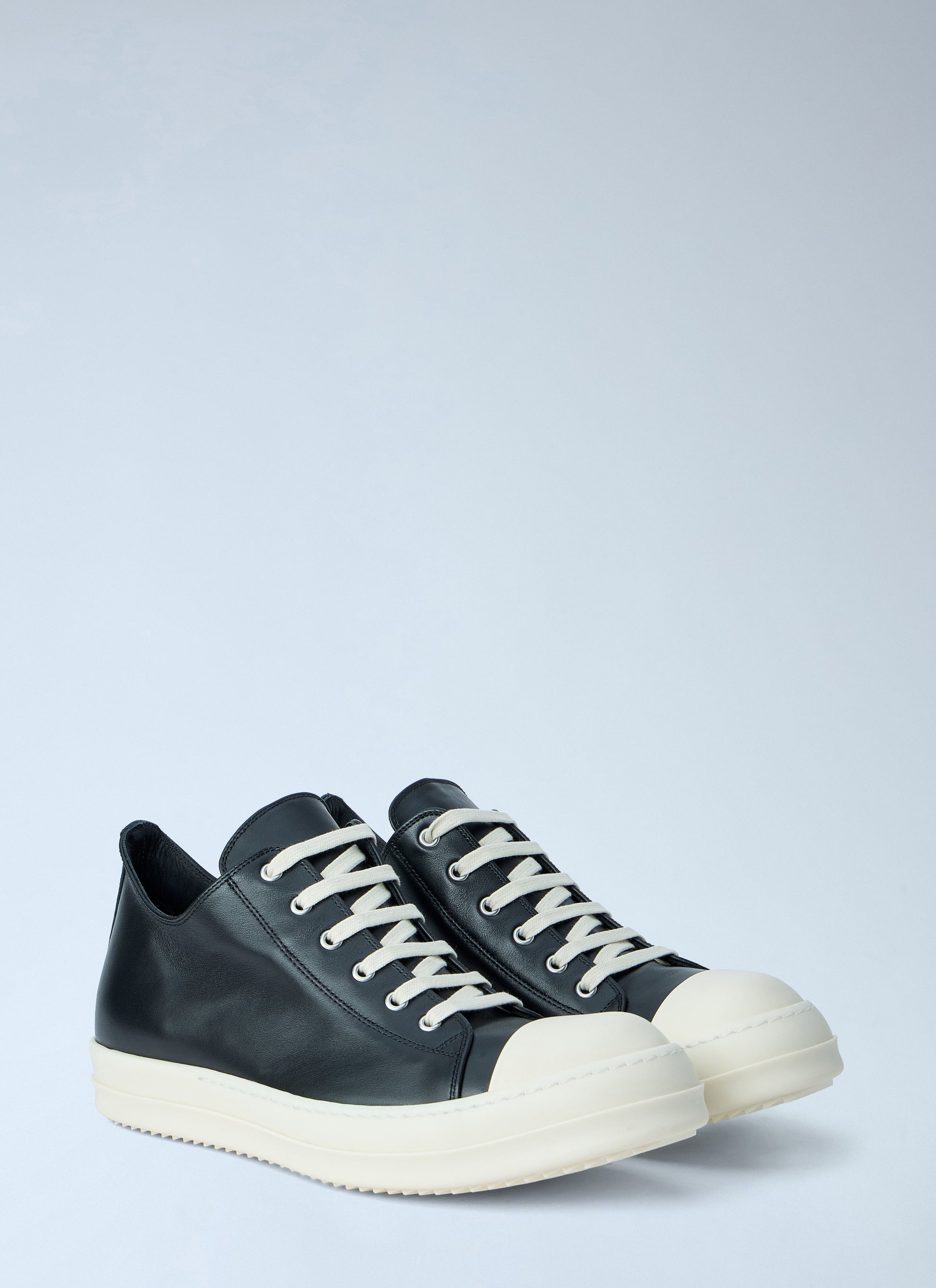 Rick Owens Men Leather Low-Top Sneakers RICK OWENS