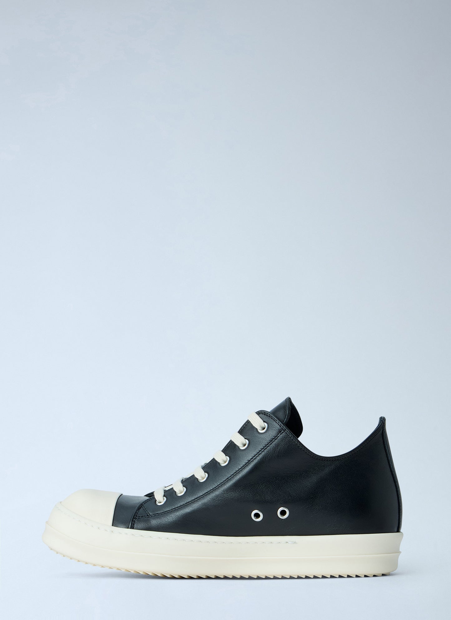 Rick Owens Men Leather Low-Top Sneakers RICK OWENS