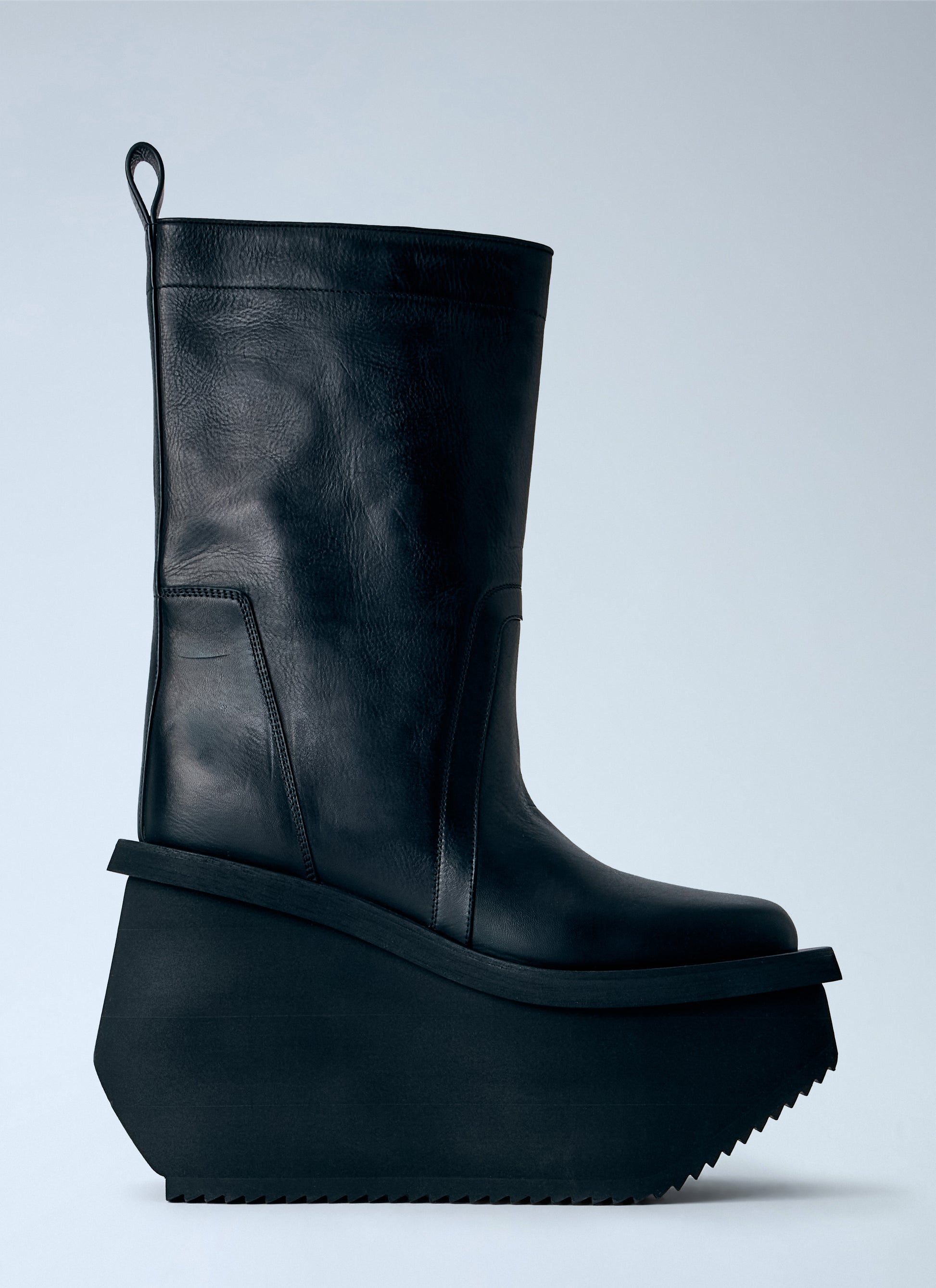 Rick Owens Men Factory Leather Boots RICK OWENS