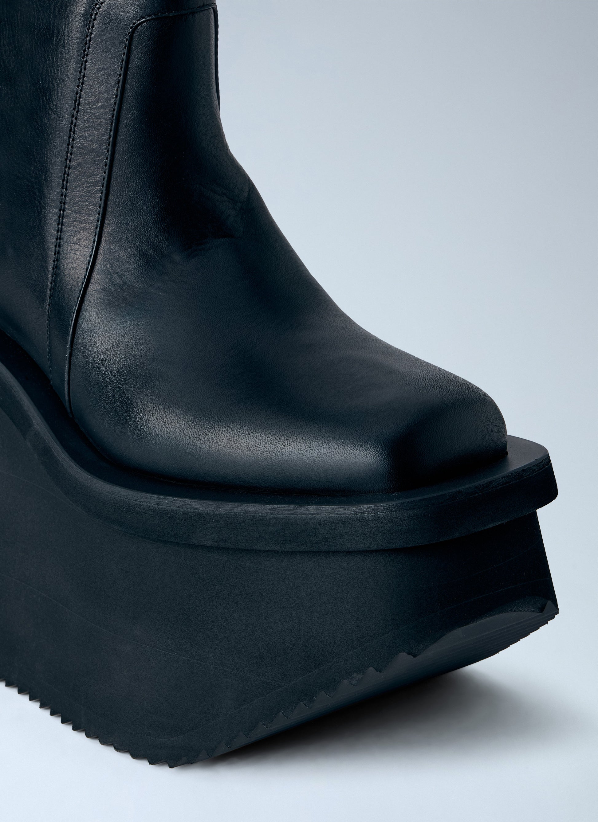 Rick Owens Men Factory Leather Boots RICK OWENS