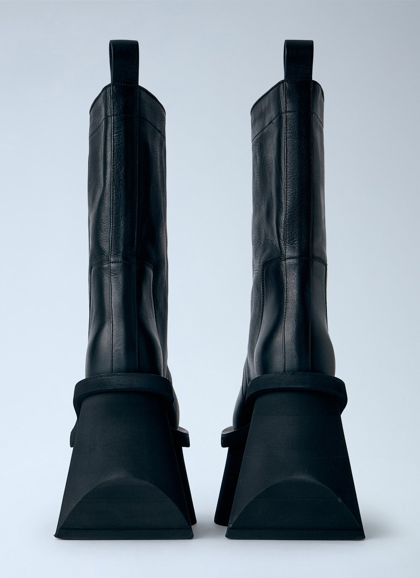 Rick Owens Men Factory Leather Boots RICK OWENS