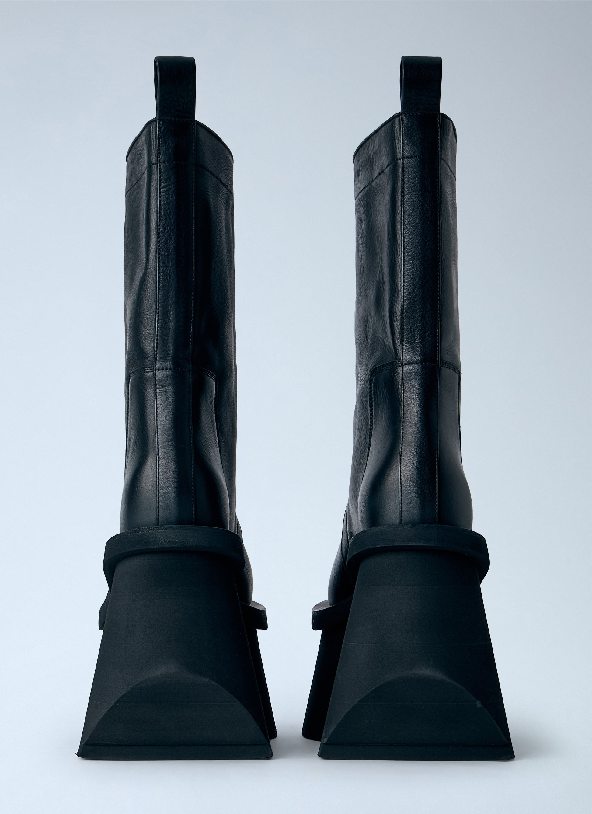 Rick Owens Men Factory Leather Boots RICK OWENS