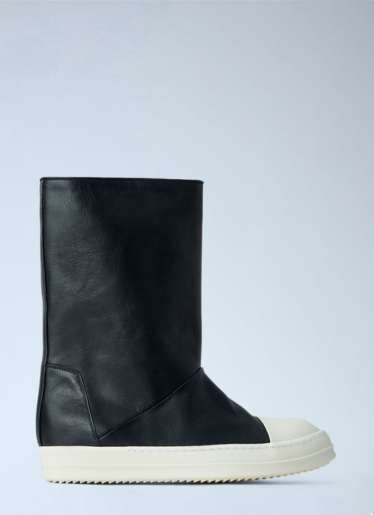 Rick Owens Men High Leather Boots