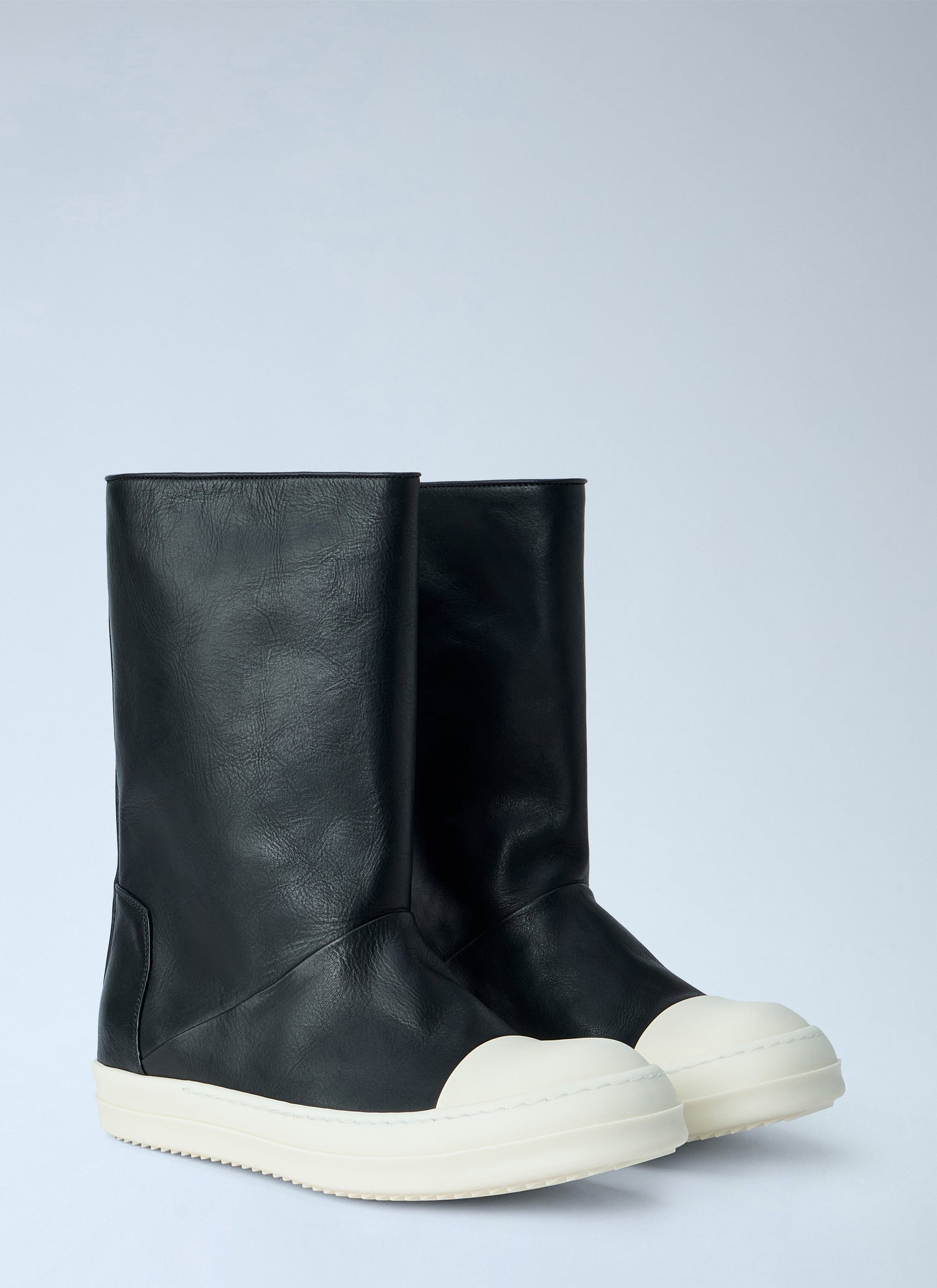 Rick Owens Men High Leather Boots