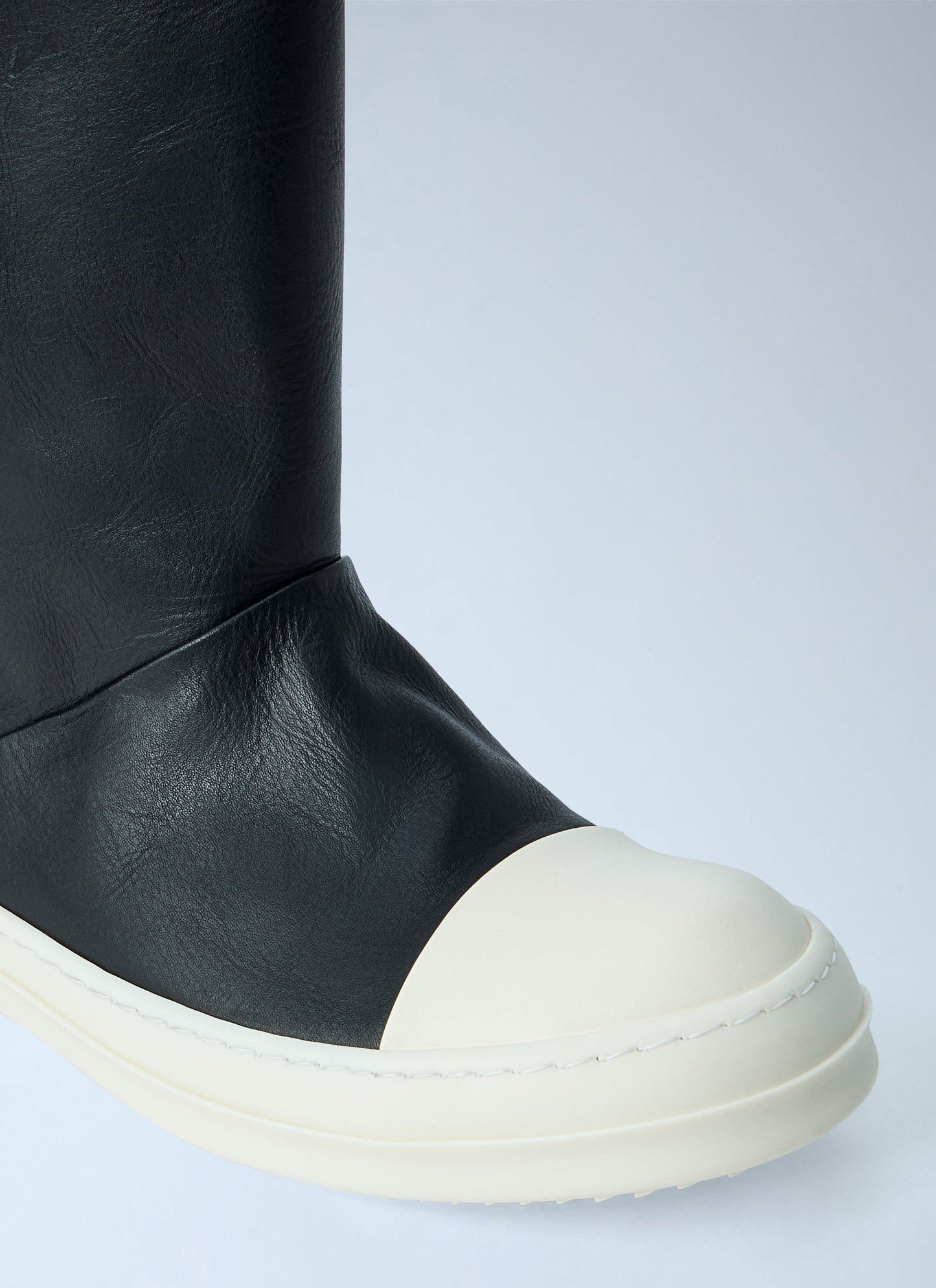 Rick Owens Men High Leather Boots