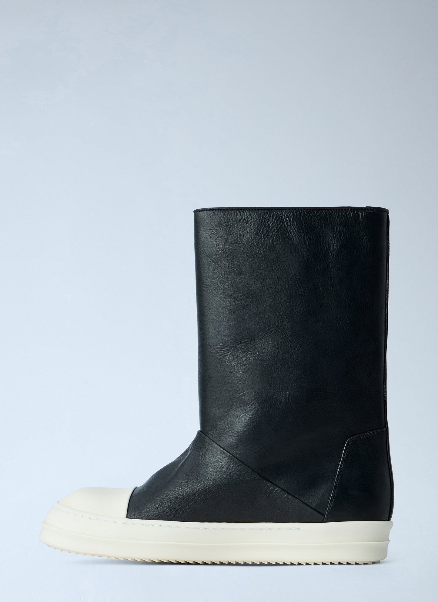 Rick Owens Men High Leather Boots