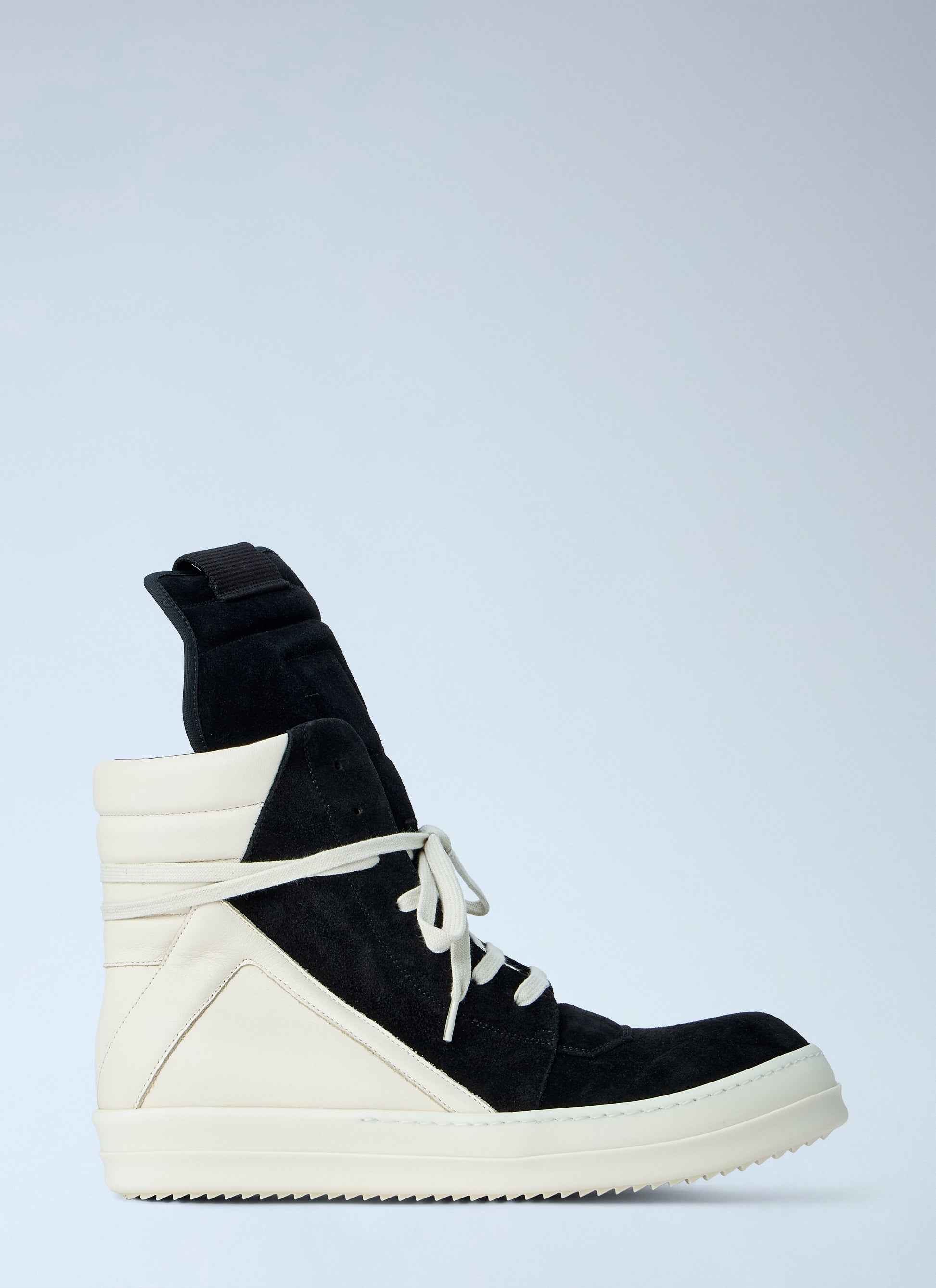 Rick Owens Men High-Top Suede Geobasket Sneakers RICK OWENS