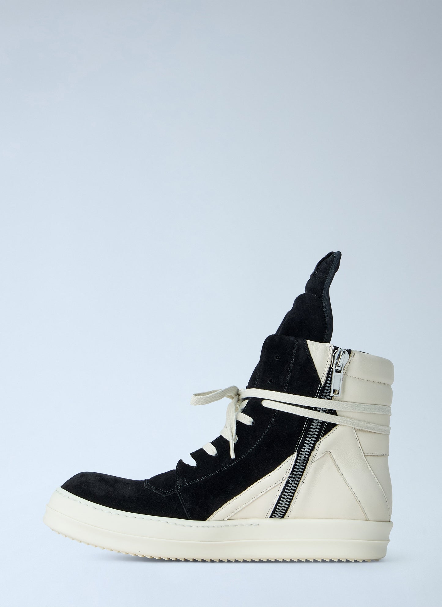 Rick Owens Men High-Top Suede Geobasket Sneakers RICK OWENS