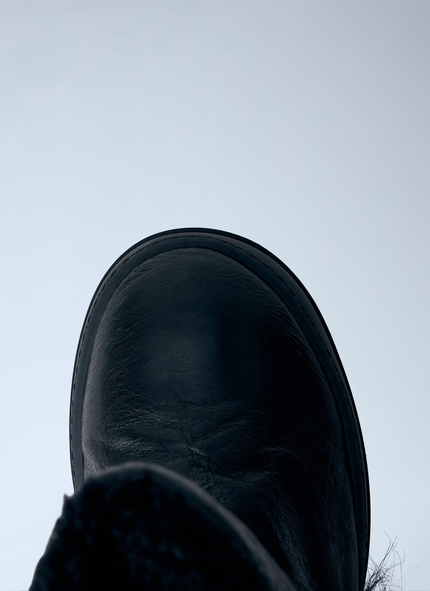 Rick Owens Men Fringed Mega Bumper Lunar Boots RICK OWENS