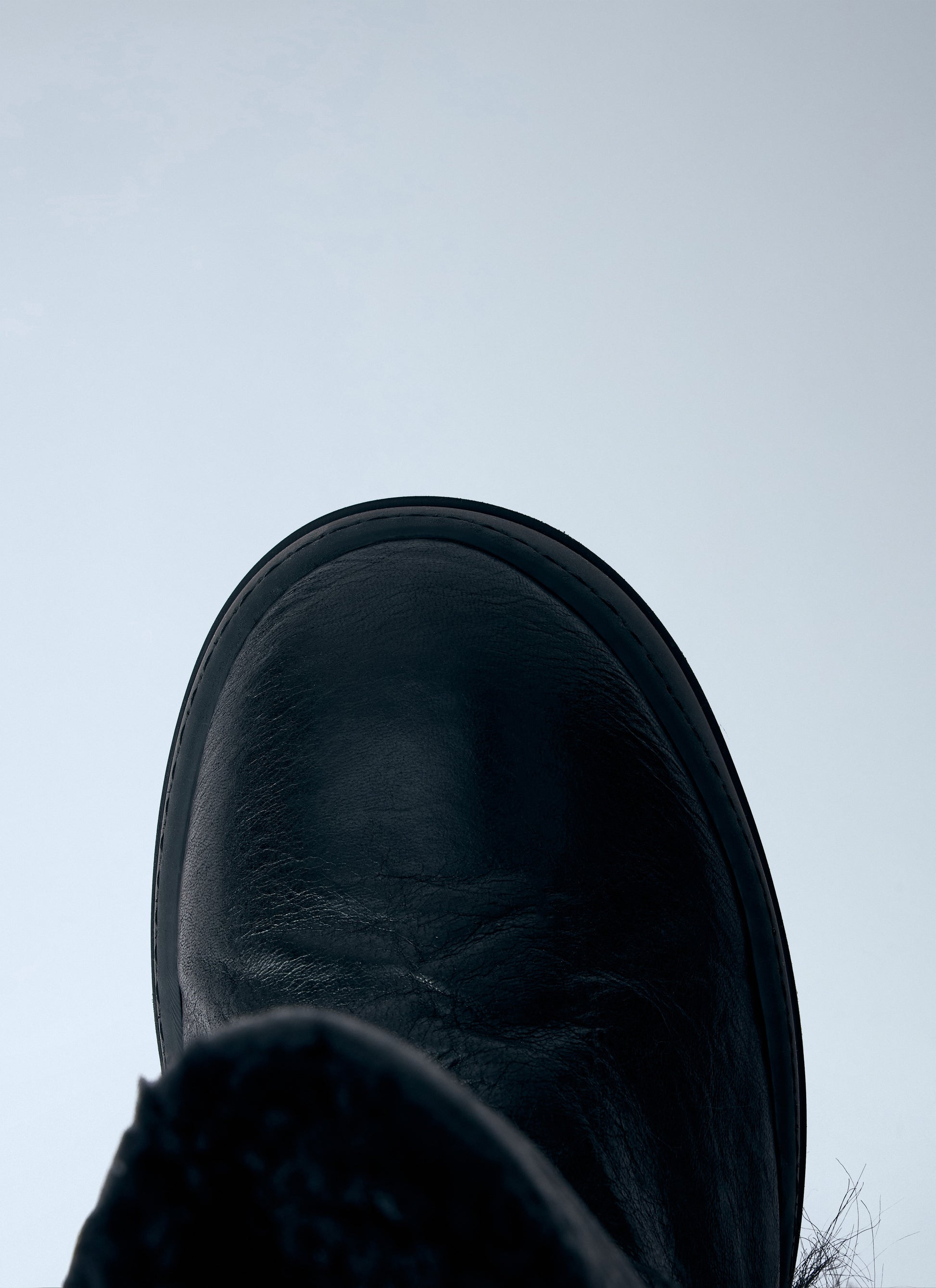 Rick Owens Men Fringed Mega Bumper Lunar Boots RICK OWENS