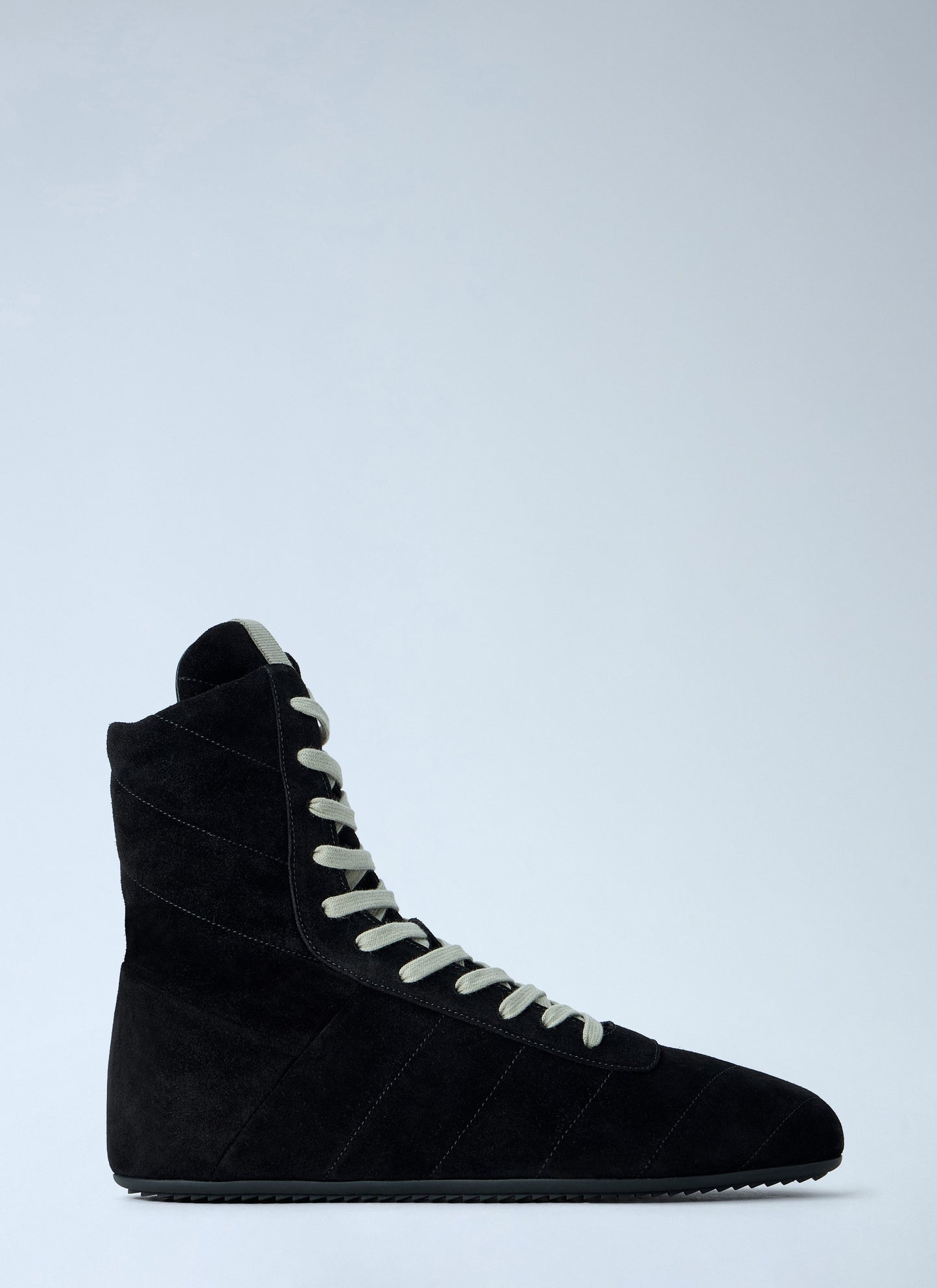 Rick Owens Men Quilted Minimal High Sneakers RICK OWENS