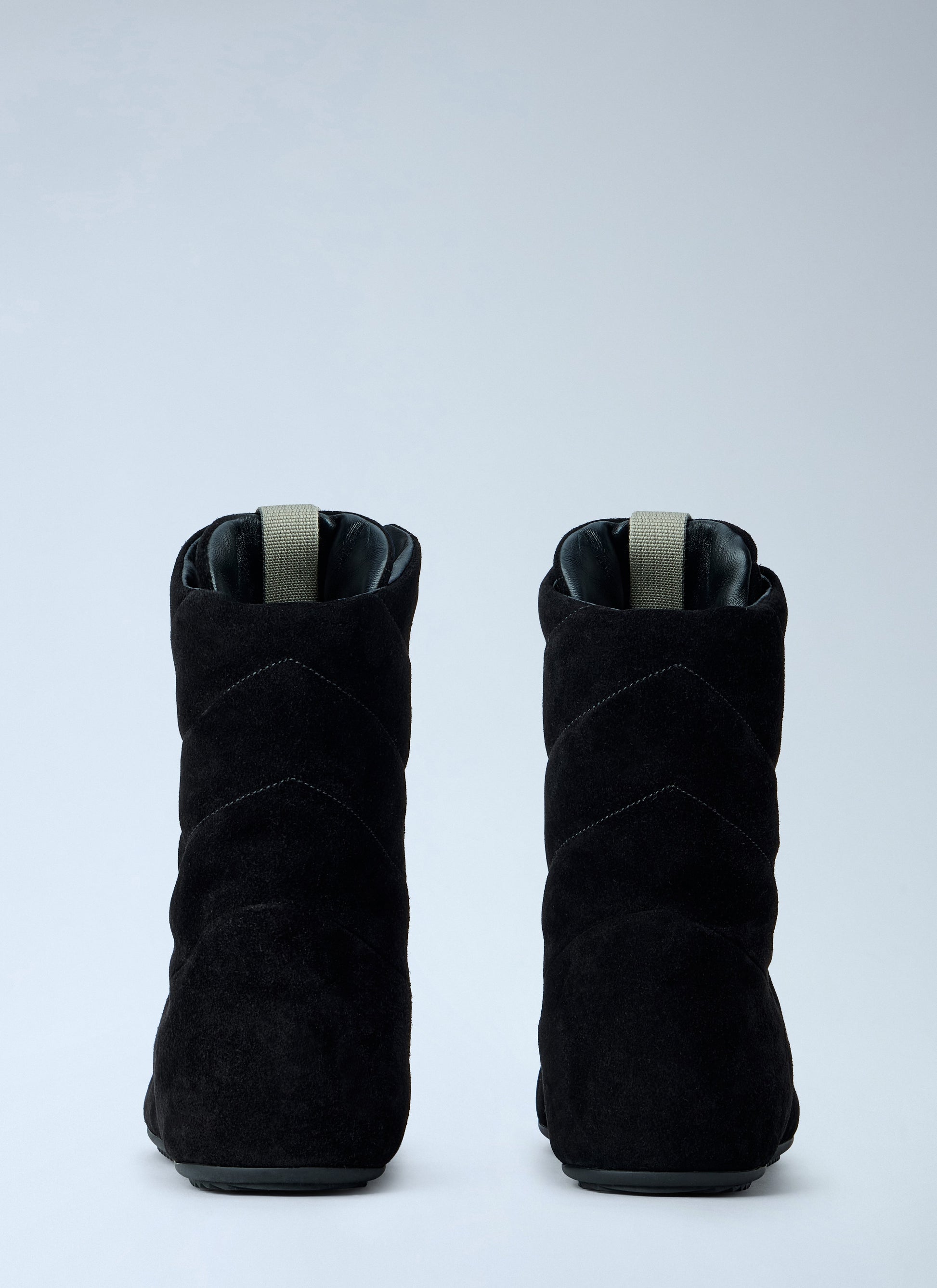 Rick Owens Men Quilted Minimal High Sneakers RICK OWENS