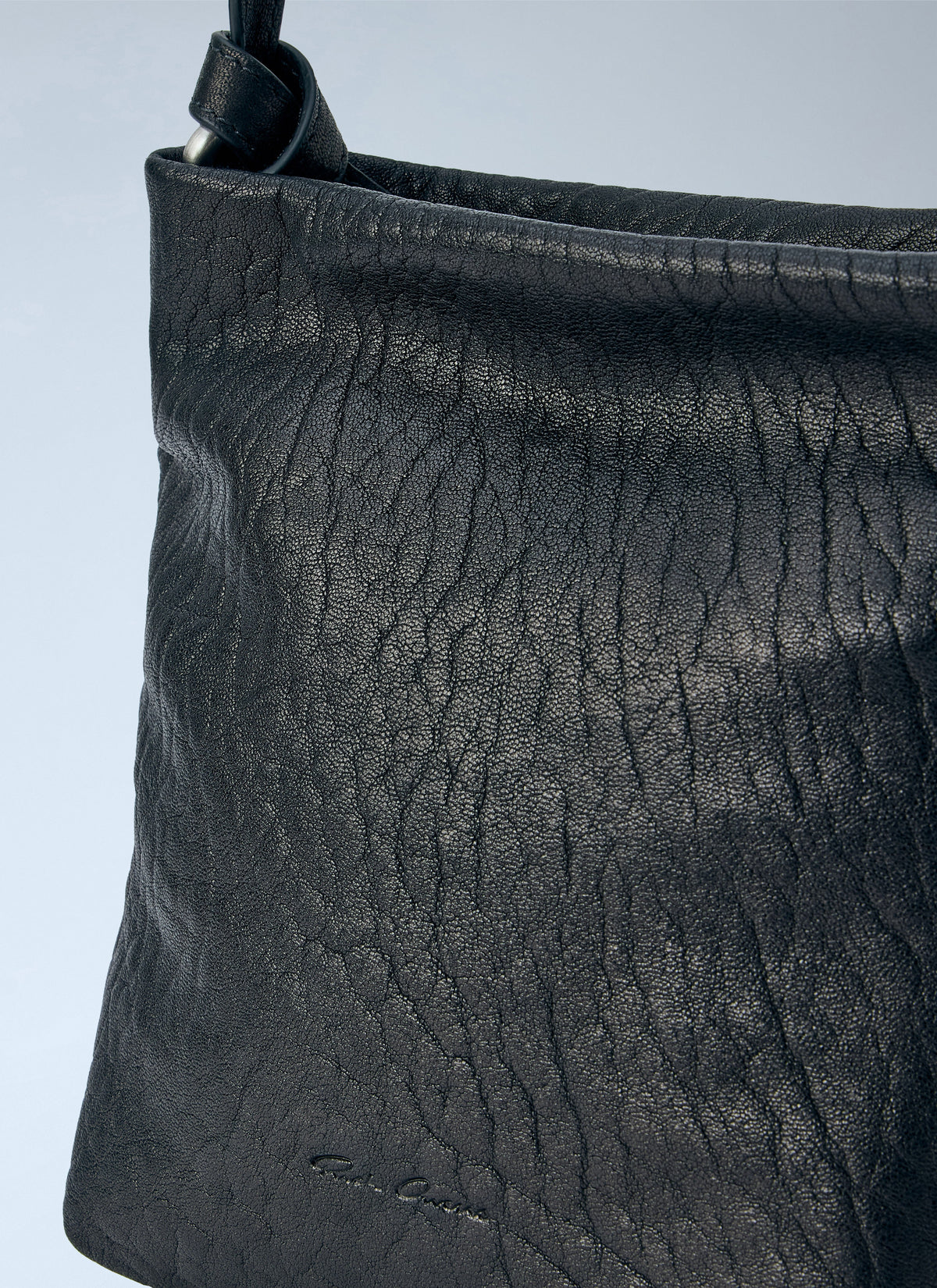 Rick Owens Men Leather Crossbody Bag RICK OWENS