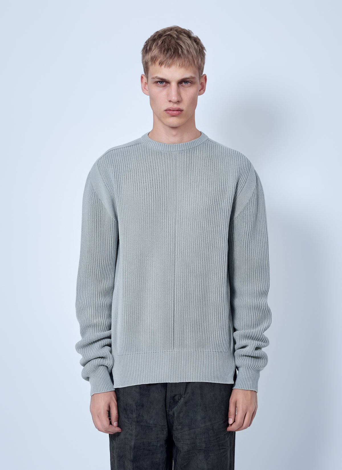 Rick Owens Men Fisherman Round Neck Sweater RICK OWENS