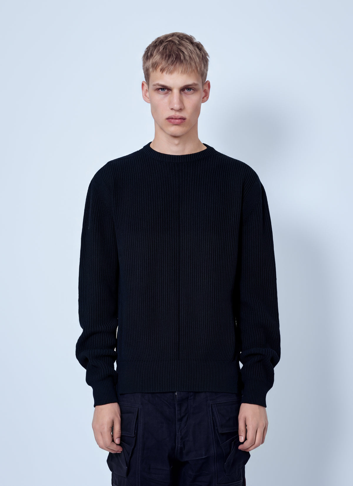 Rick Owens Men Fisherman Round Neck Sweater RICK OWENS