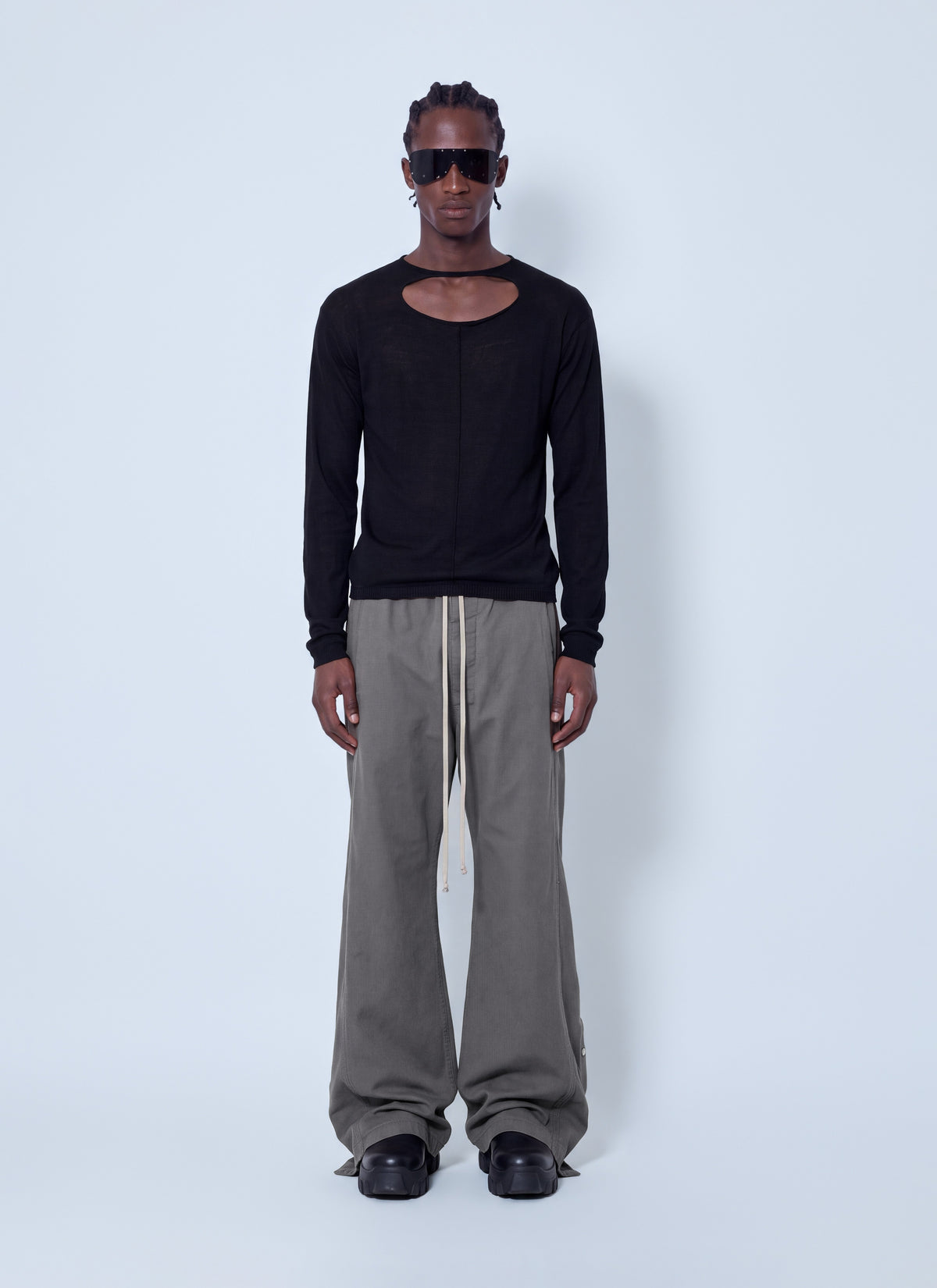 Rick Owens Men Cut-Out Detail Sweater RICK OWENS