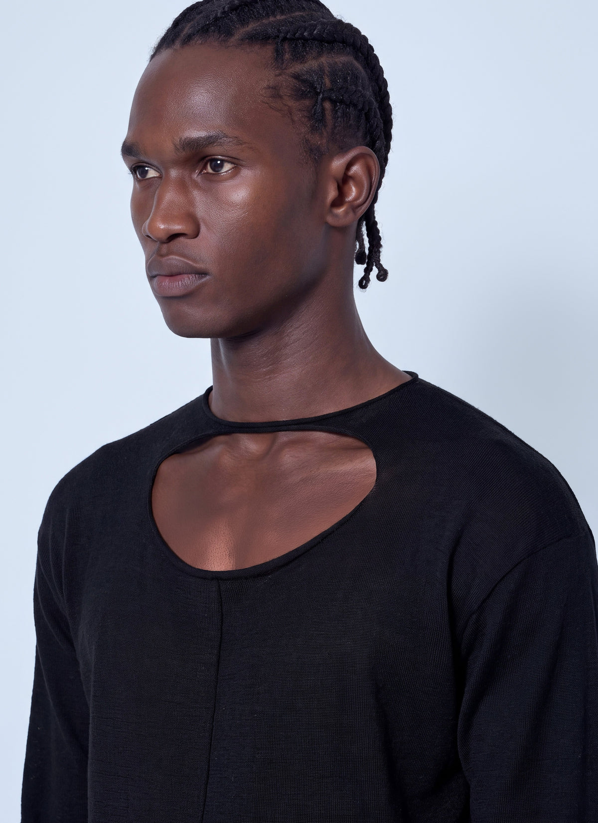 Rick Owens Men Cut-Out Detail Sweater RICK OWENS