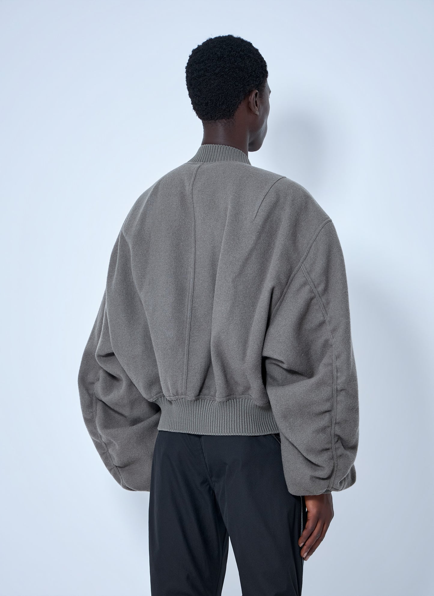 Rick Owens Men Zip-Up Bomber Jacket RICK OWENS