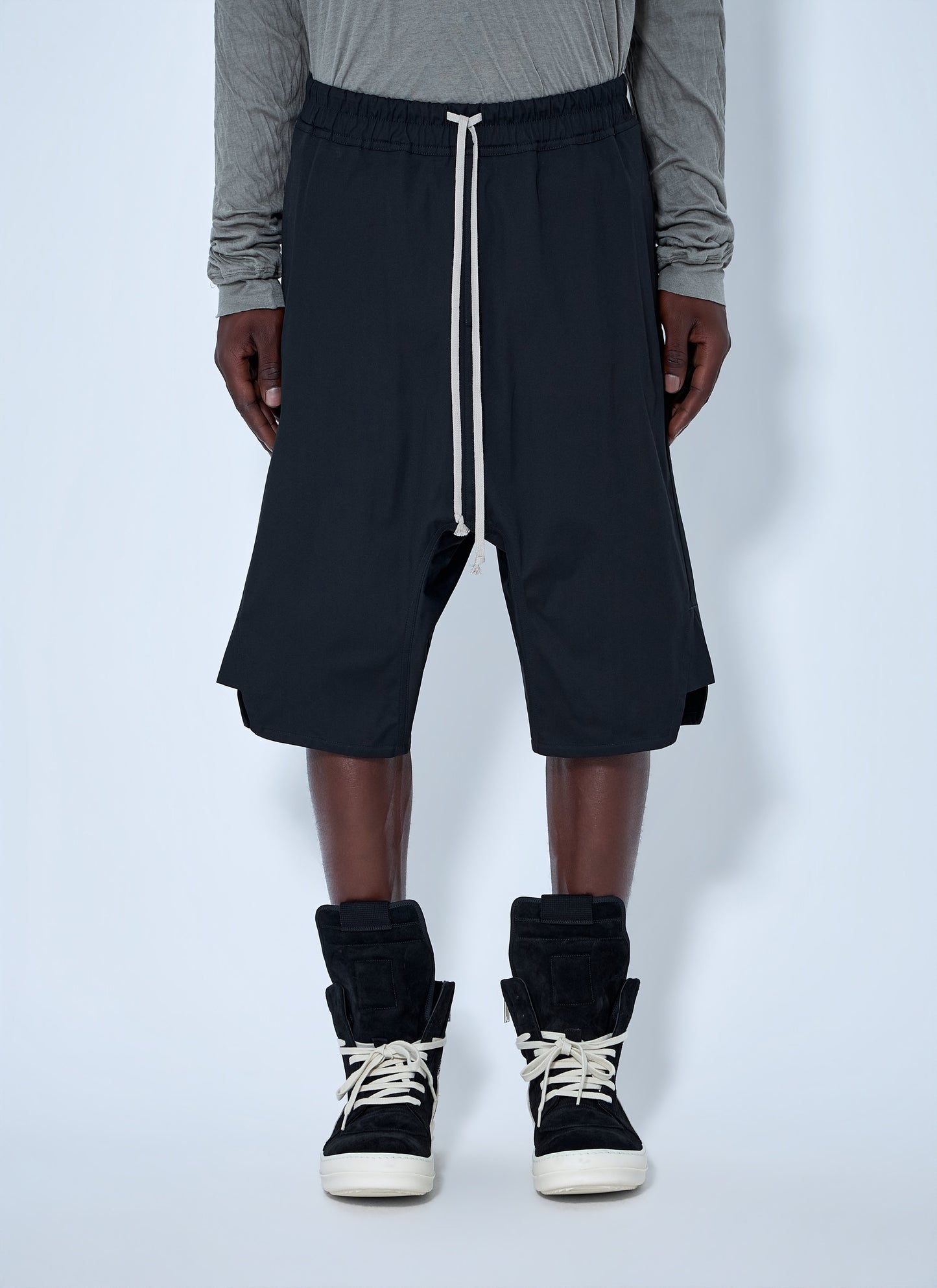 Rick Owens Men Basket Swingers Heavy Poplin Shorts RICK OWENS