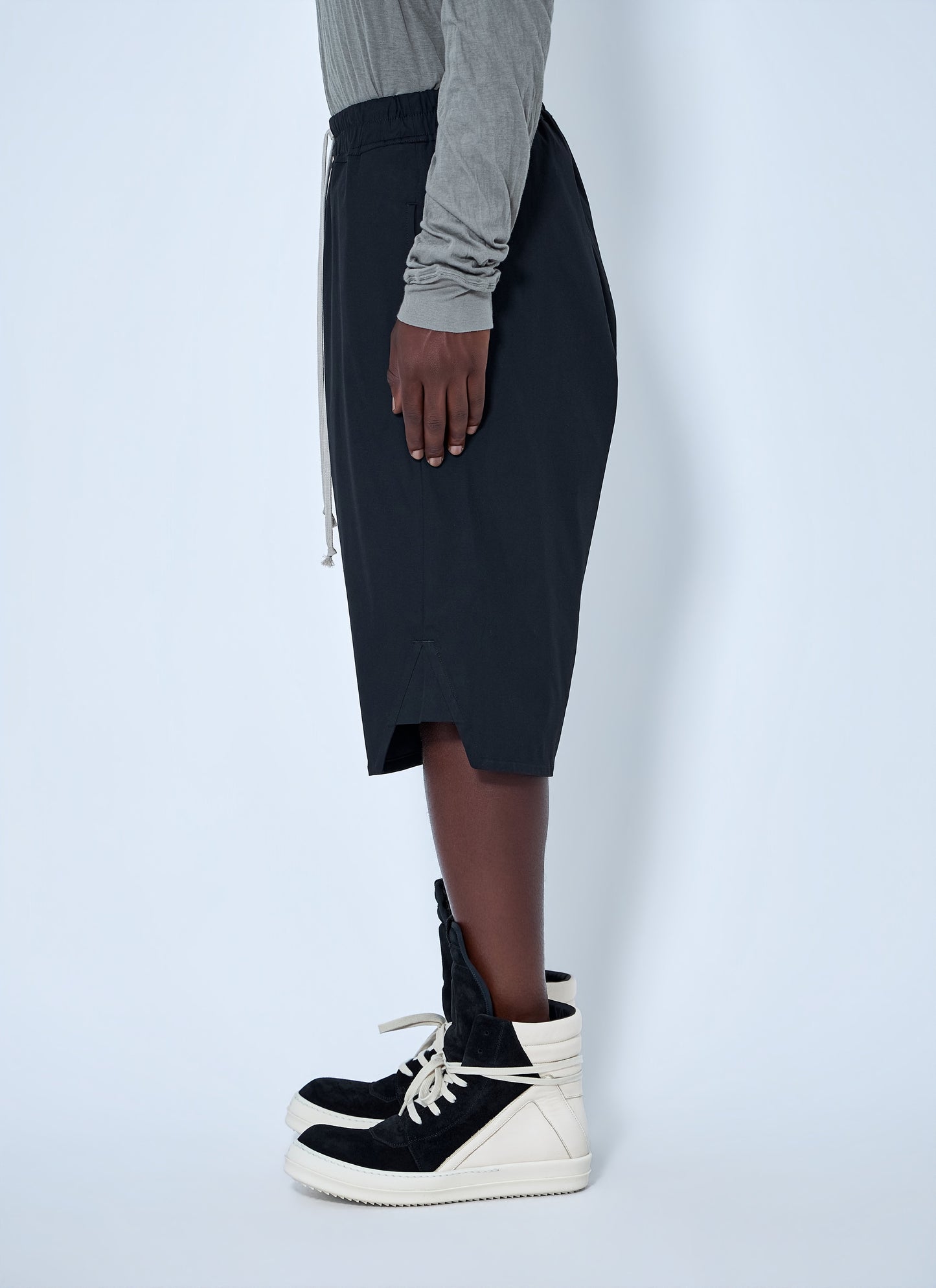 Rick Owens Men Basket Swingers Heavy Poplin Shorts RICK OWENS