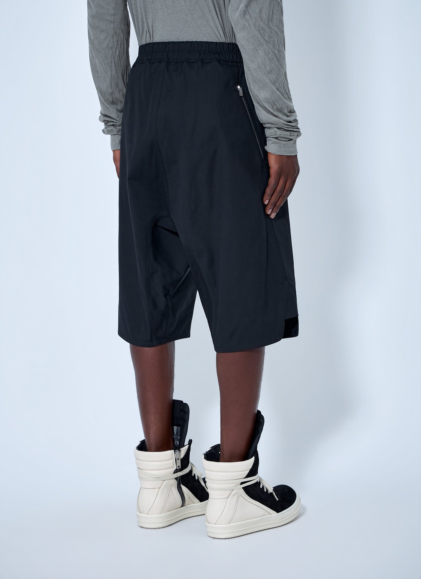Rick Owens Men Basket Swingers Heavy Poplin Shorts RICK OWENS