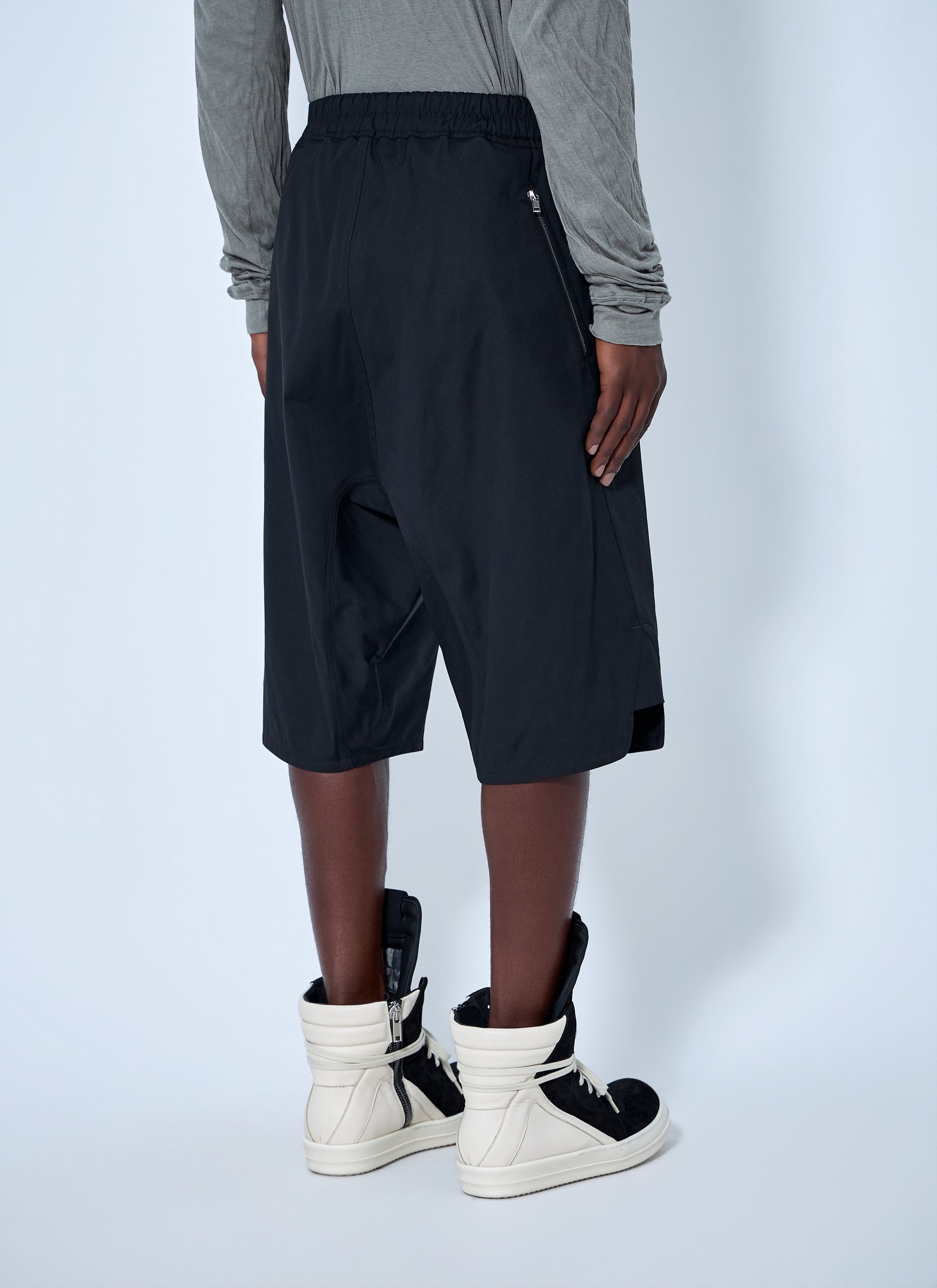 Rick Owens Men Basket Swingers Heavy Poplin Shorts RICK OWENS