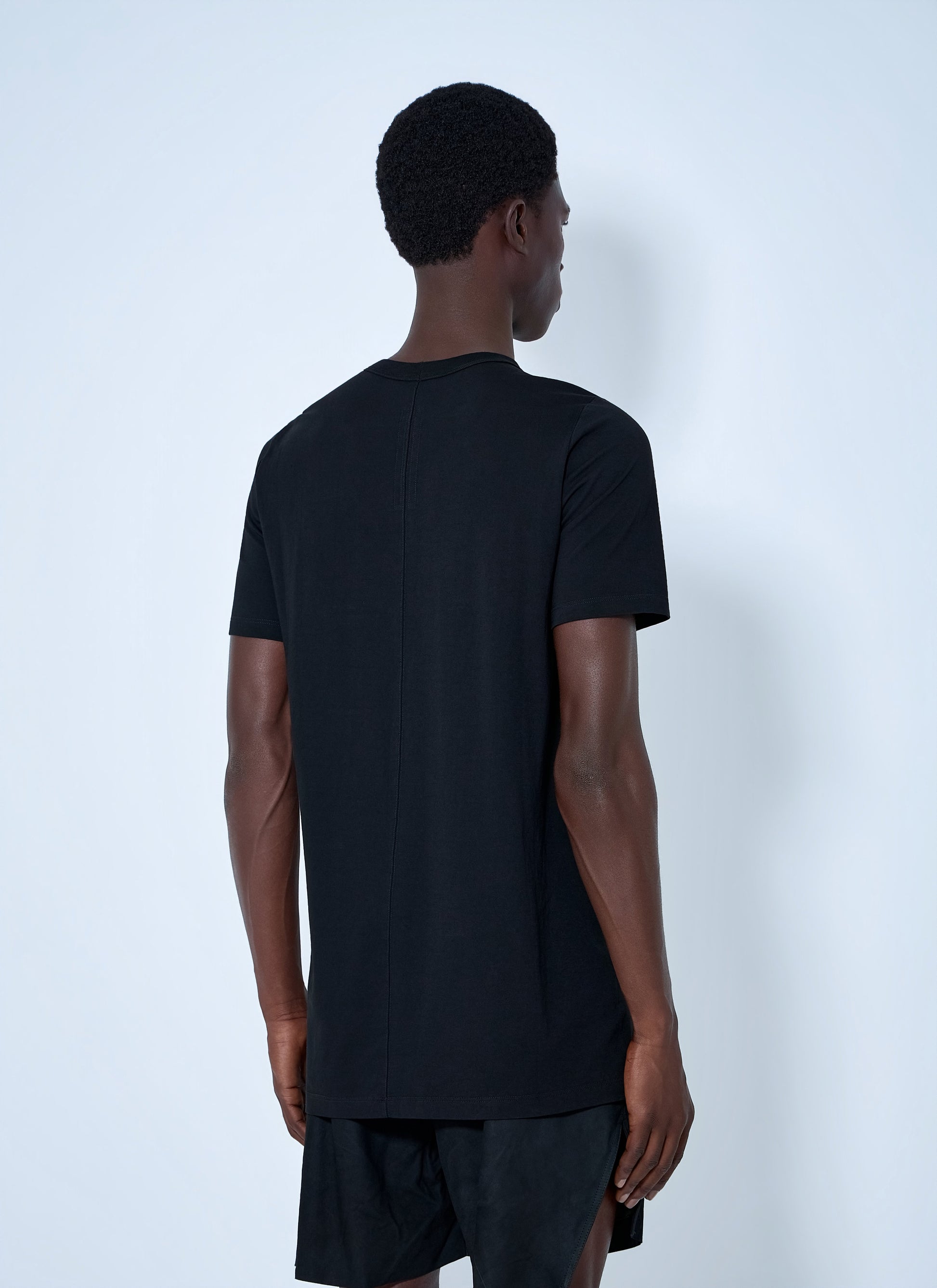 Rick Owens Men Crewneck Cotton T-Shirt RICK OWENS