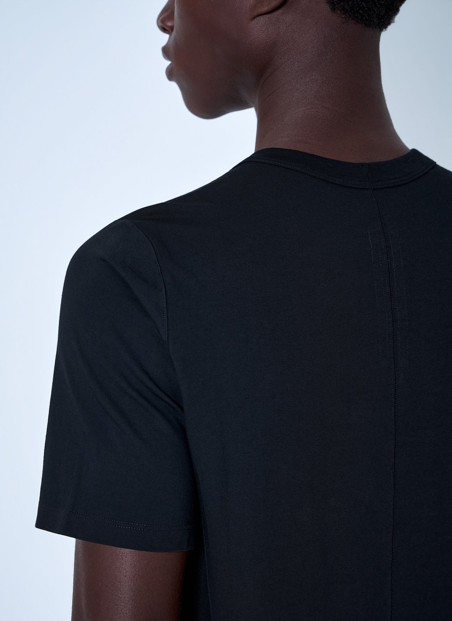 Rick Owens Men Crewneck Cotton T-Shirt RICK OWENS