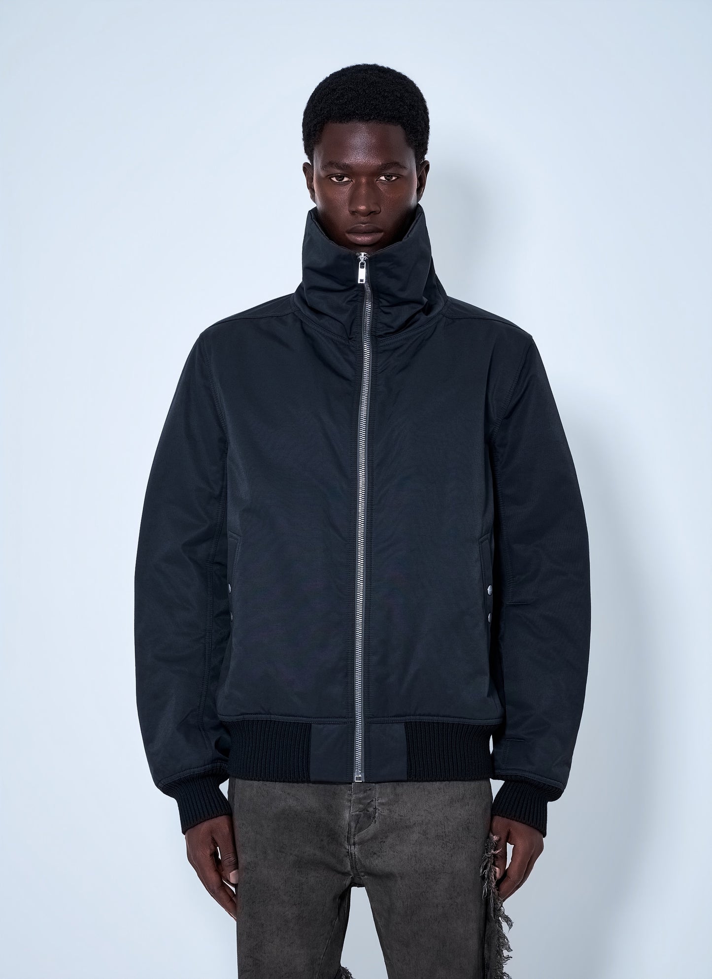 Rick Owens Men Tower Dracuflight Bomber Jacket RICK OWENS