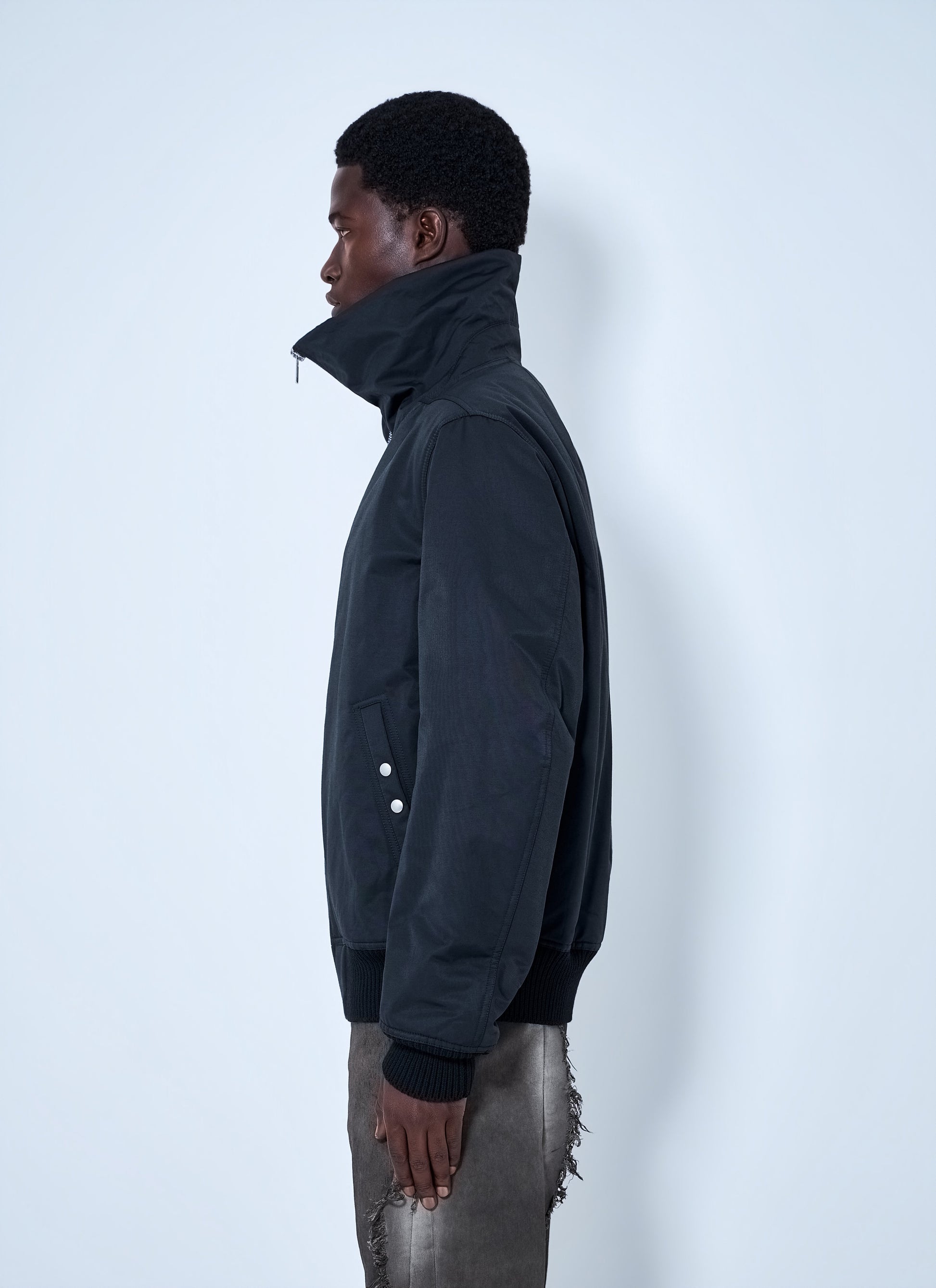 Rick Owens Men Tower Dracuflight Bomber Jacket RICK OWENS