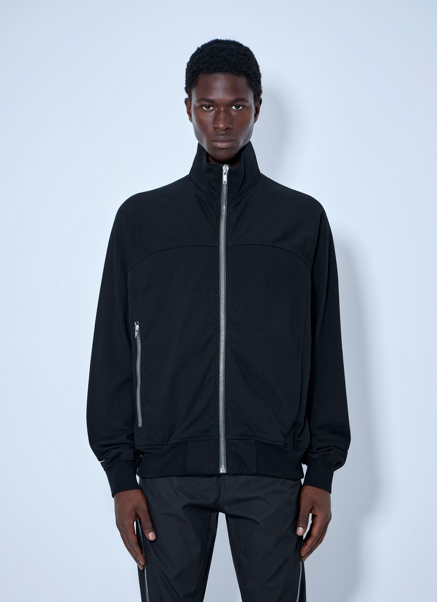 Rick Owens Men High-Neck Zip-Up Jacket RICK OWENS