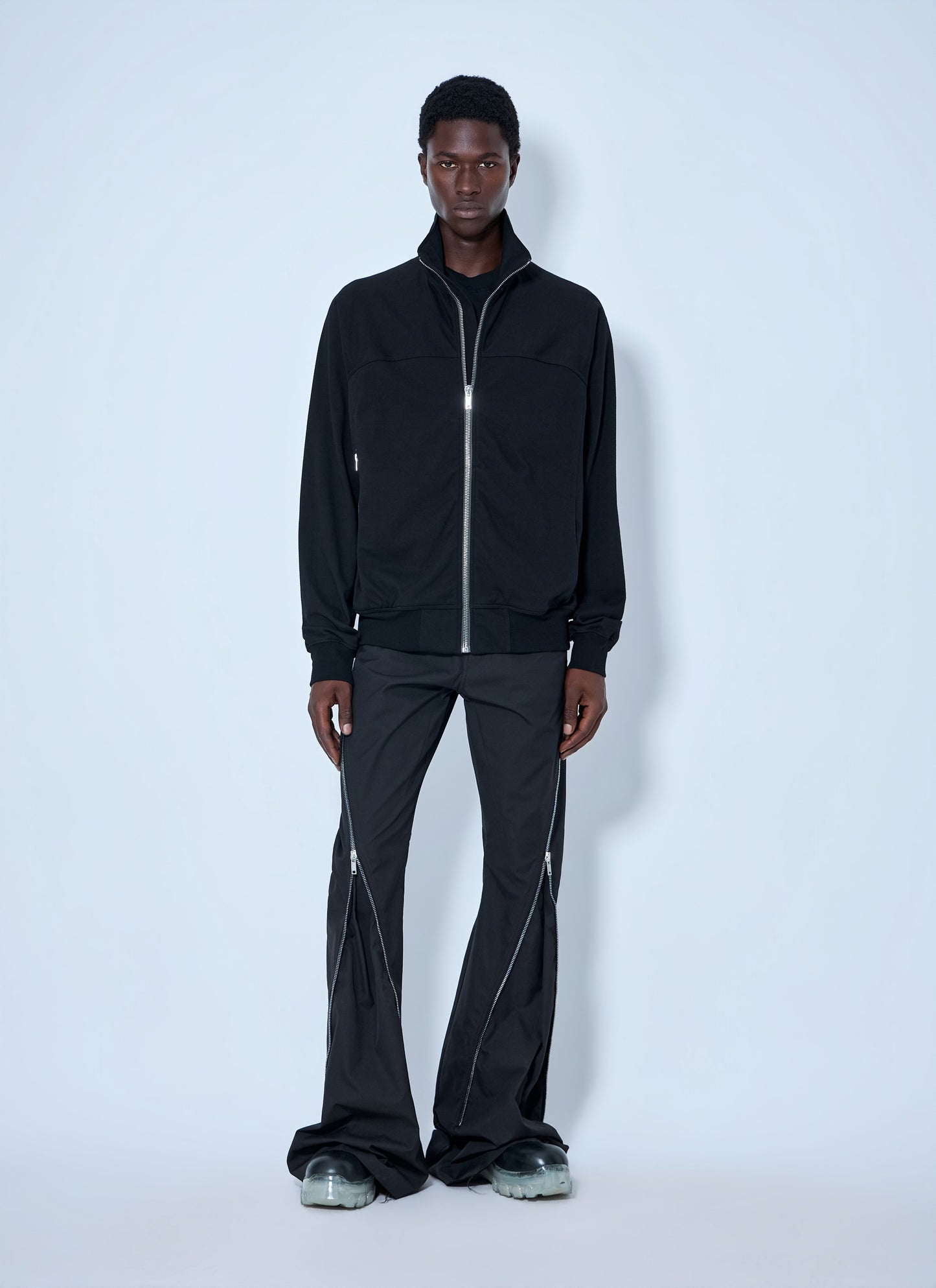 Rick Owens Men High-Neck Zip-Up Jacket RICK OWENS