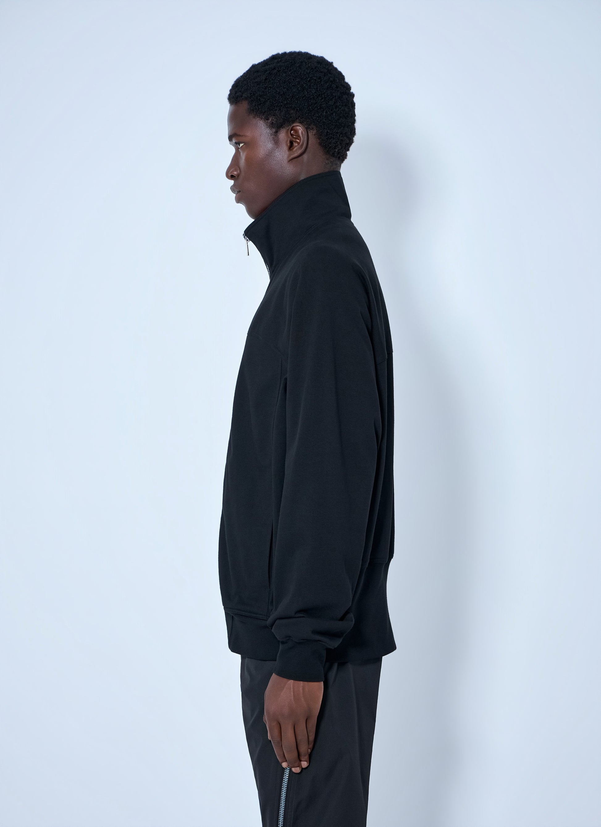 Rick Owens Men High-Neck Zip-Up Jacket RICK OWENS