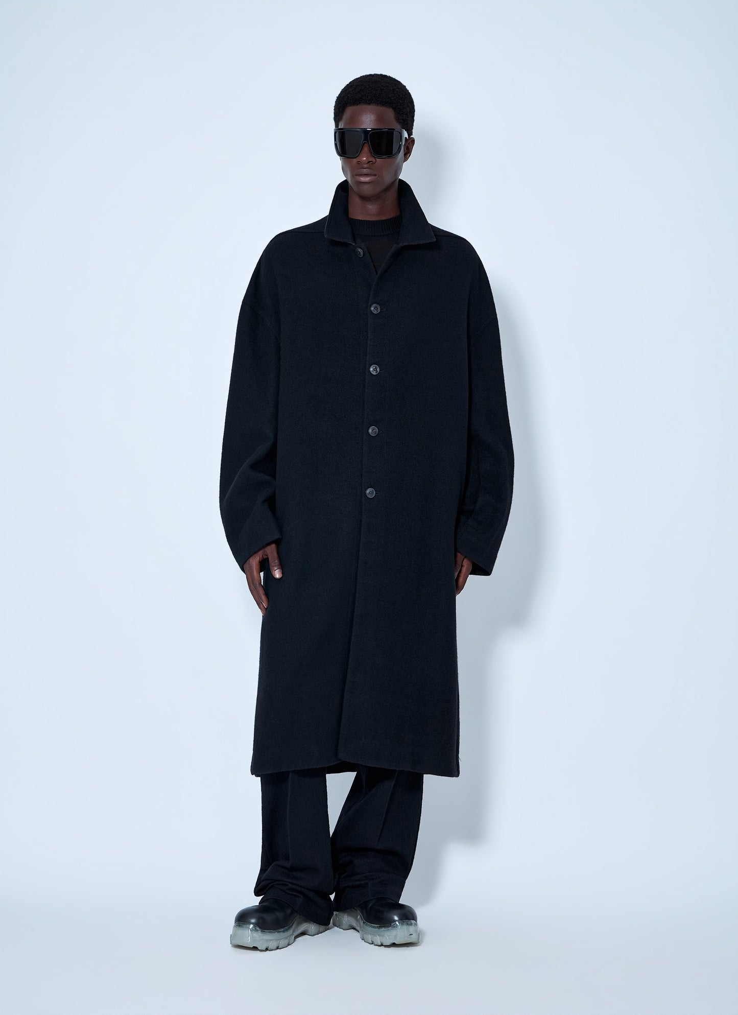 Rick Owens Men Buttoned Brad Coat RICK OWENS