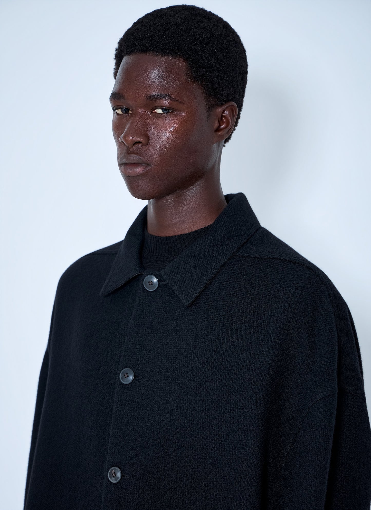 Rick Owens Men Buttoned Brad Coat RICK OWENS