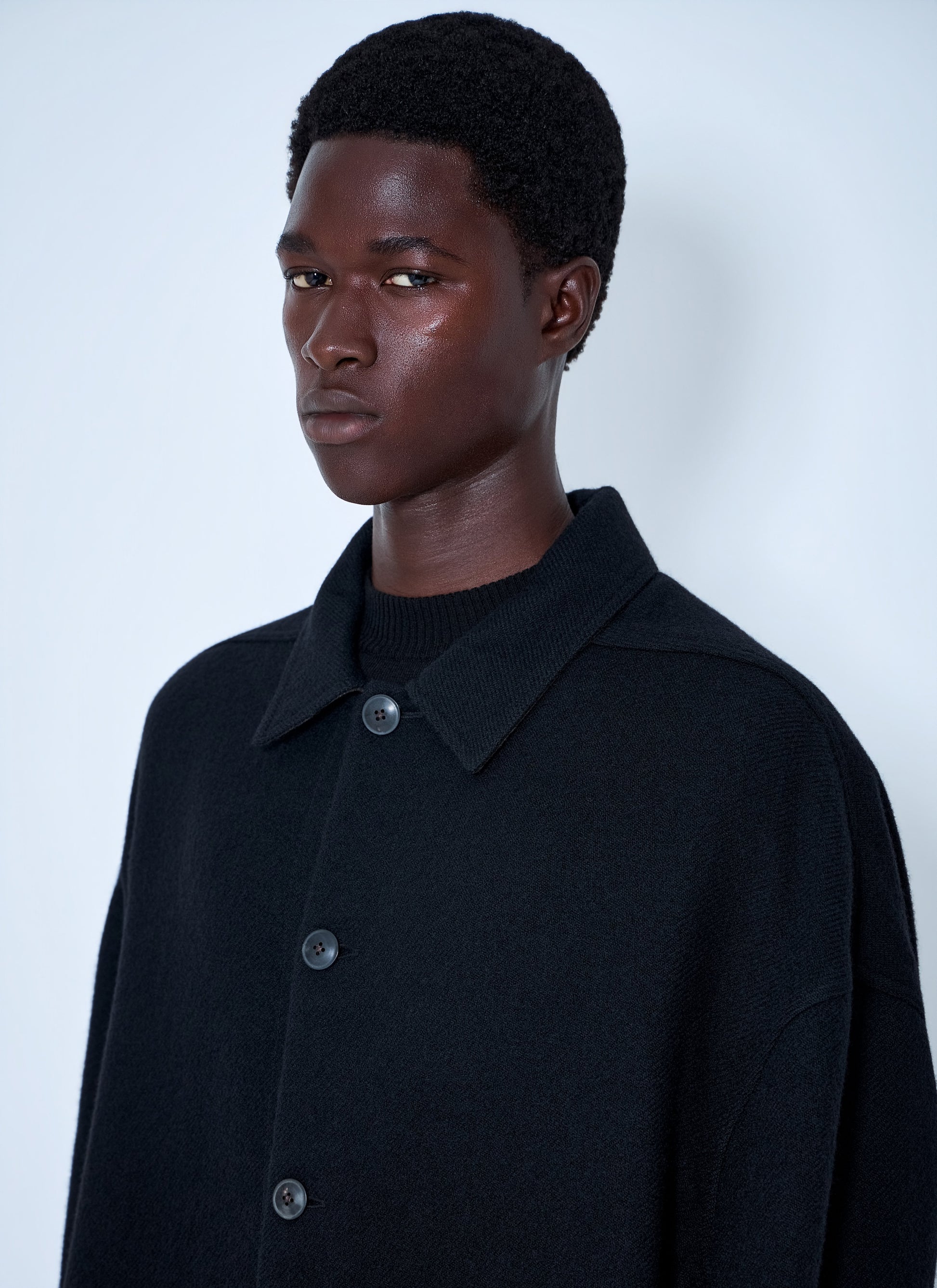 Rick Owens Men Buttoned Brad Coat RICK OWENS