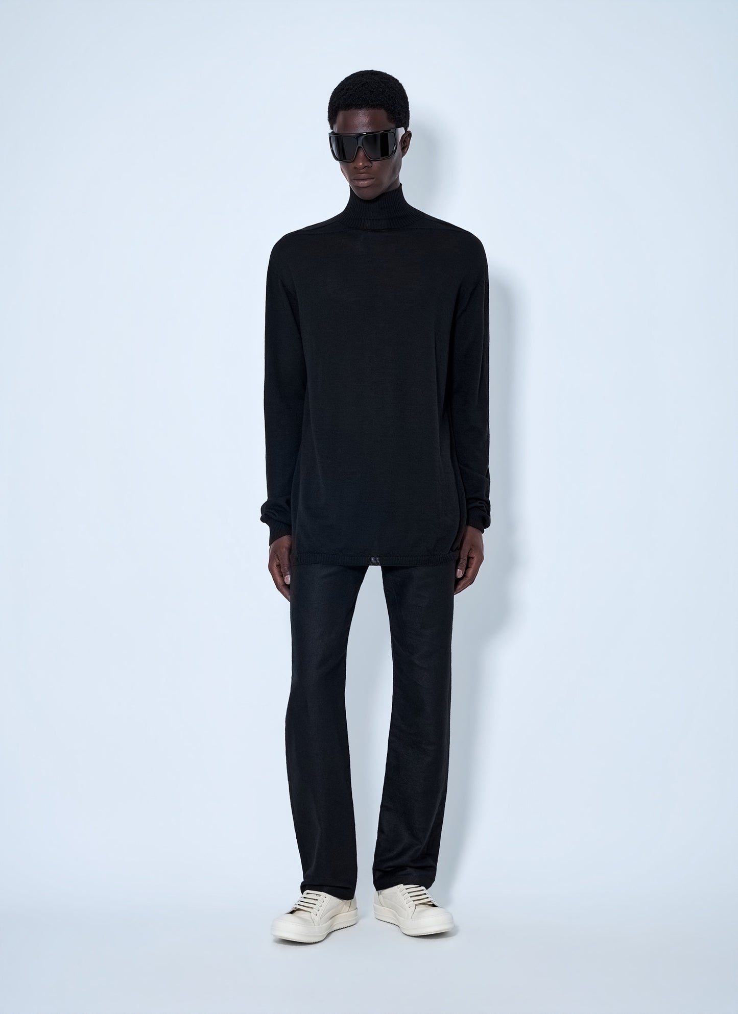 Rick Owens Men Oversized Turtleneck Sweater RICK OWENS