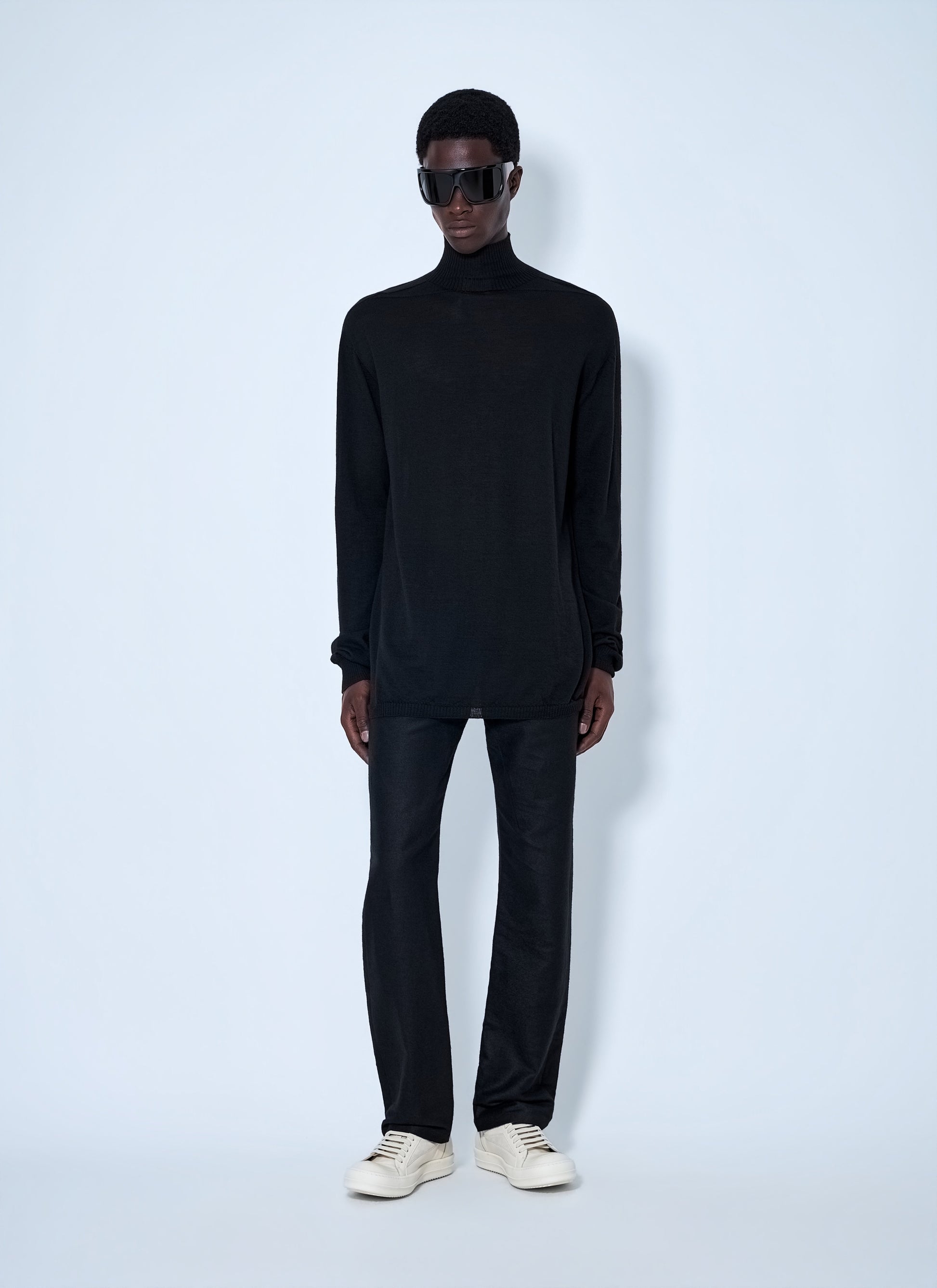 Rick Owens Men Oversized Turtleneck Sweater RICK OWENS